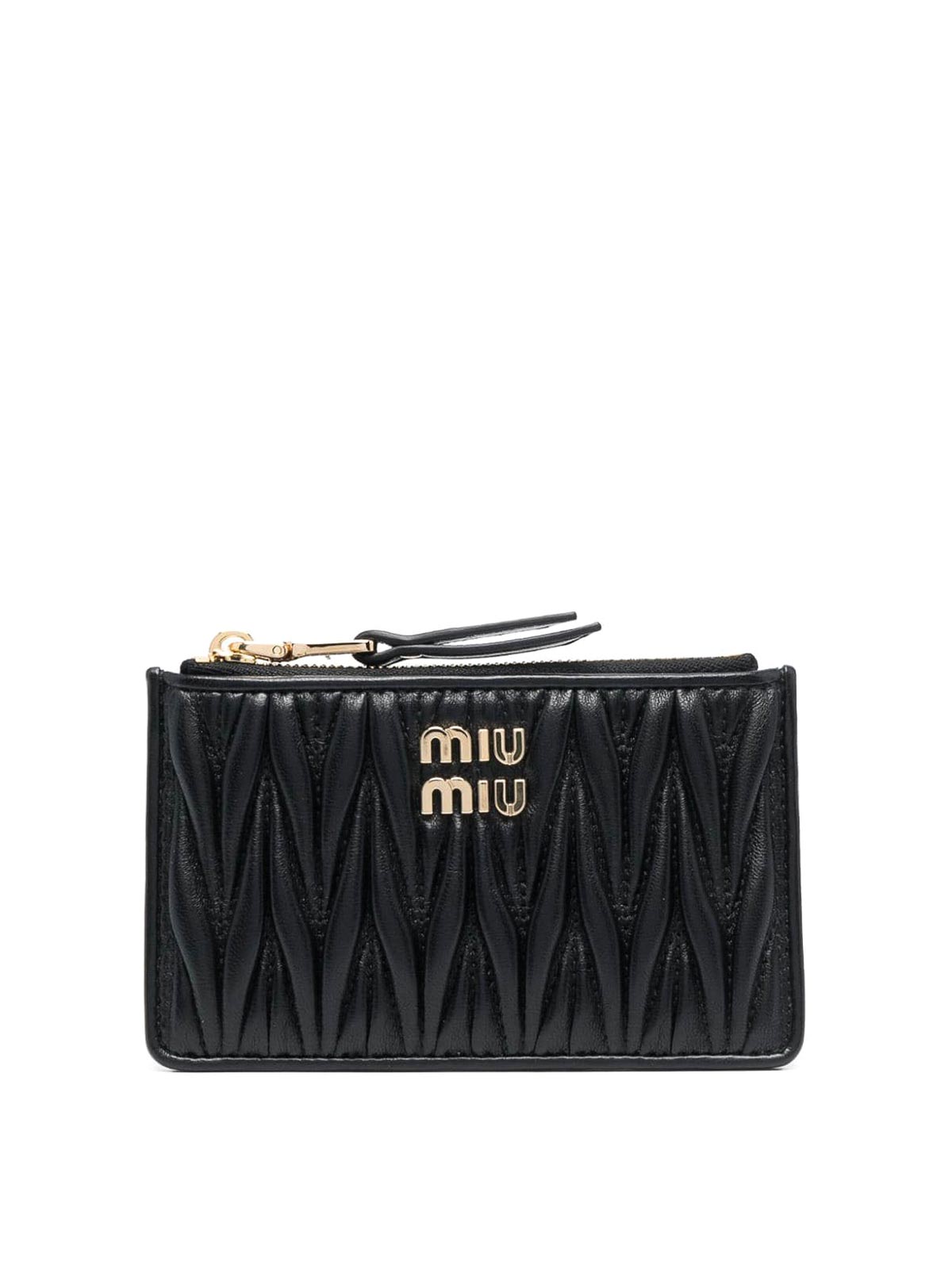Matelass leather wallet 5MB0602FPPF0002 (MIU MIU / 財布・カードケース ) | MIU MIU (ミュウミュウ)