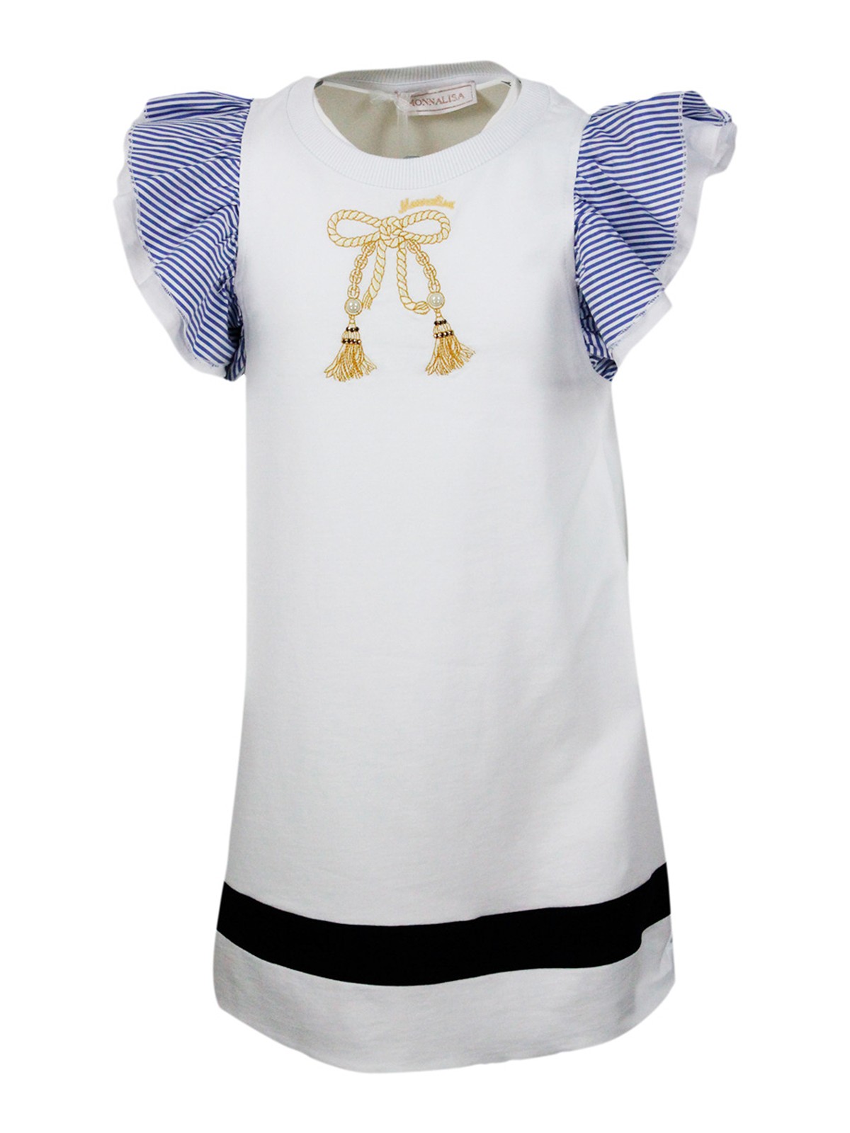 Monnalisa Dress white 19A91910489956 (MONNALISA / ワンピース・ドレス・オールインワン ) | MONNALISA (モナリザ)