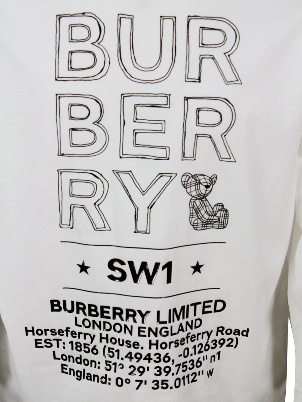 Burberry t-shirts and polos white 80537741006 (Burberry / Tシャツ・カットソー ) | Burberry (バーバリー)(1)