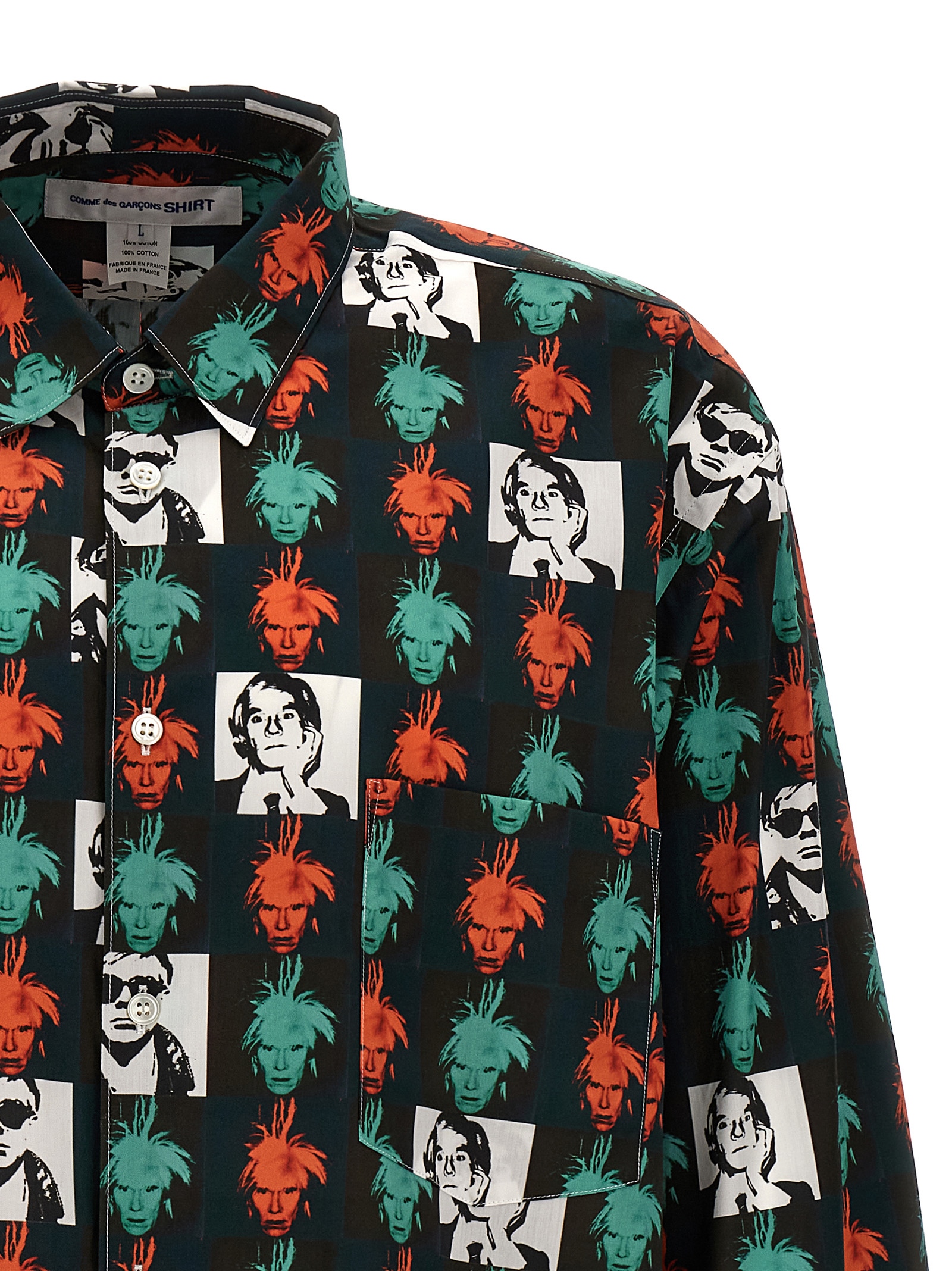 'Andy Warhol' shirt FMB001S241 (Comme Des Garçons SHIRT / シャツ・ブラウス ) | Comme Des Garçons SHIRT (コムデギャルソン シャツ)(2)