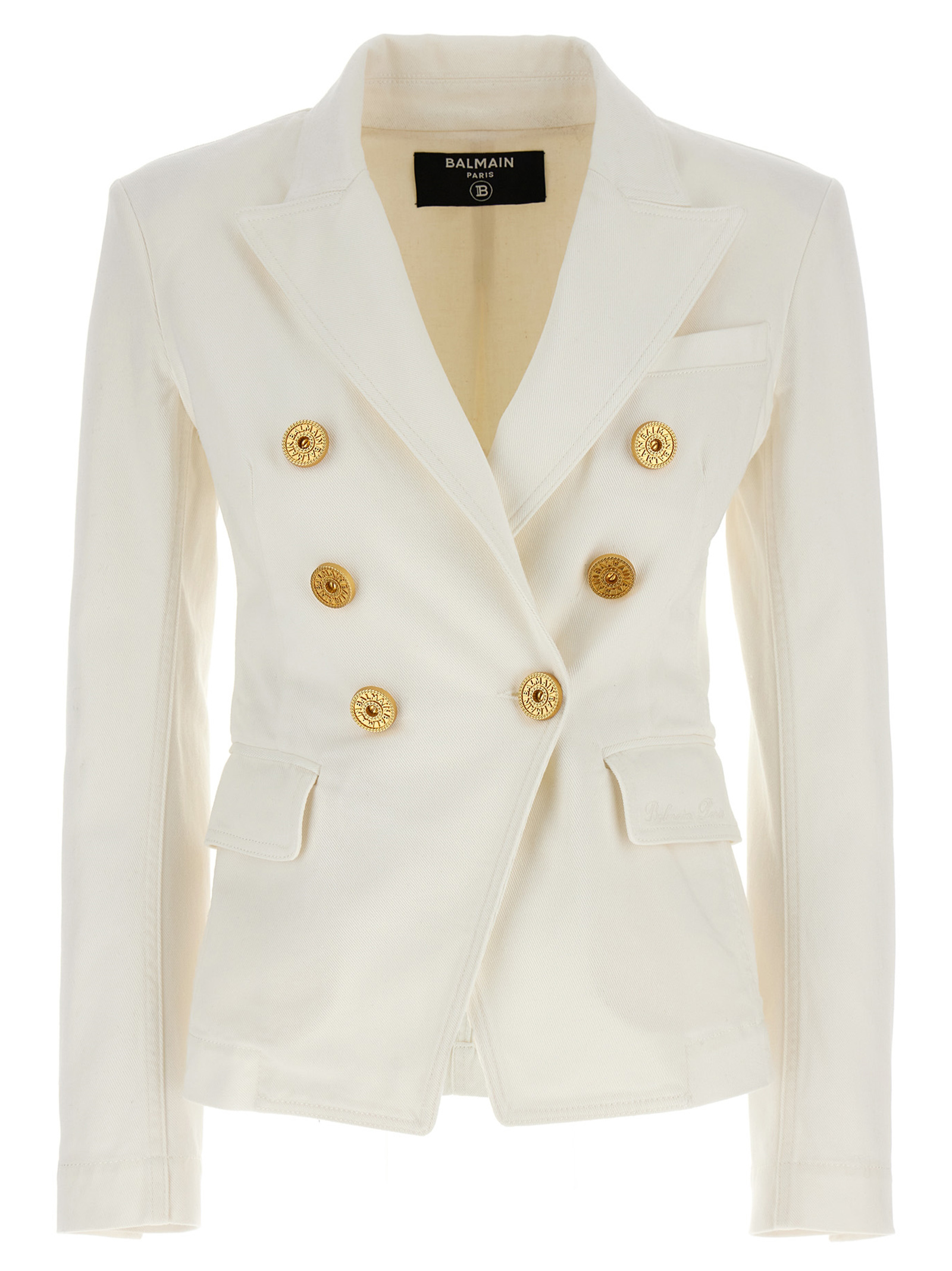 Double-breasted denim blazer DF1SG170DB690FA (Balmain / スーツ・ジャケット ) | Balmain (バルマン)