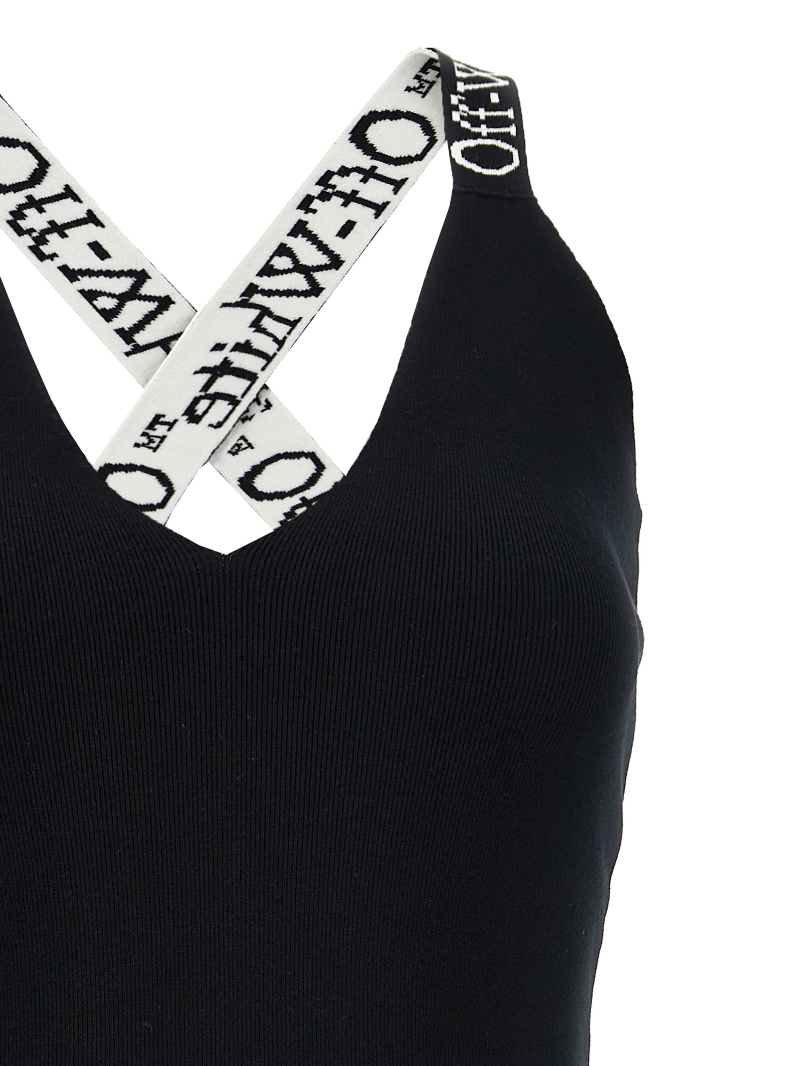 'Logoband' dress OWHI022F24KNI00110011001 (Off-White / ワンピース・ドレス・オールインワン ) | Off-White (オフホワイト)(2)