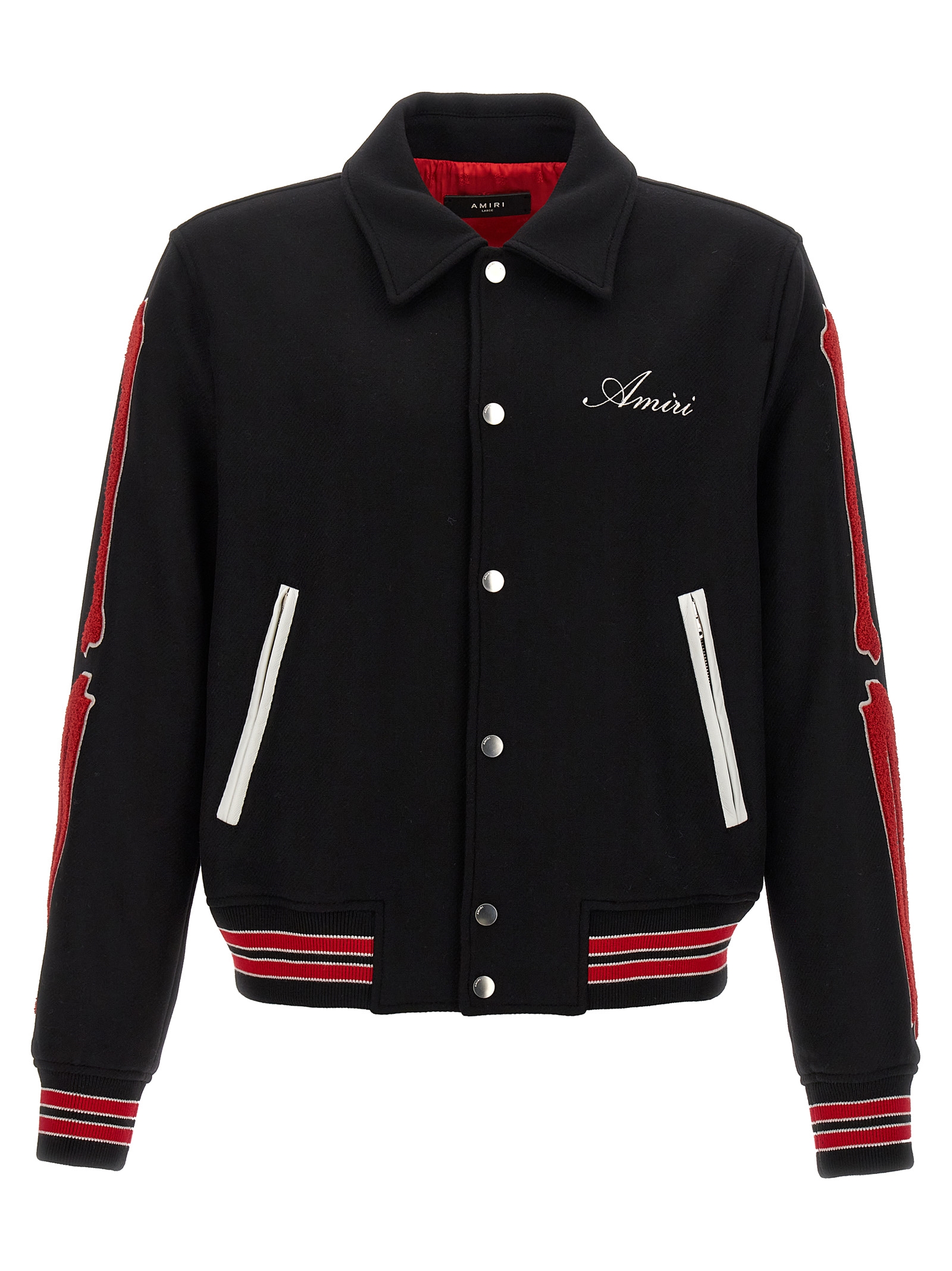 'Bones' bomber jacket AMOUVY1009BLACKRED (AMIRI / カジュアルジャケット・ベスト ) | AMIRI (アミリ)