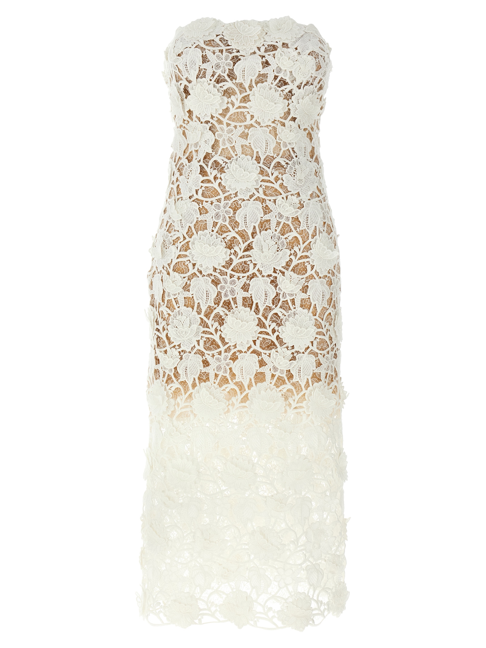 Macramé lace dress D462Q340UZG14300 (ERMANNO SCERVINO / ワンピース・ドレス・オールインワン ) | ERMANNO SCERVINO (エルマンノ シェルヴィーノ)