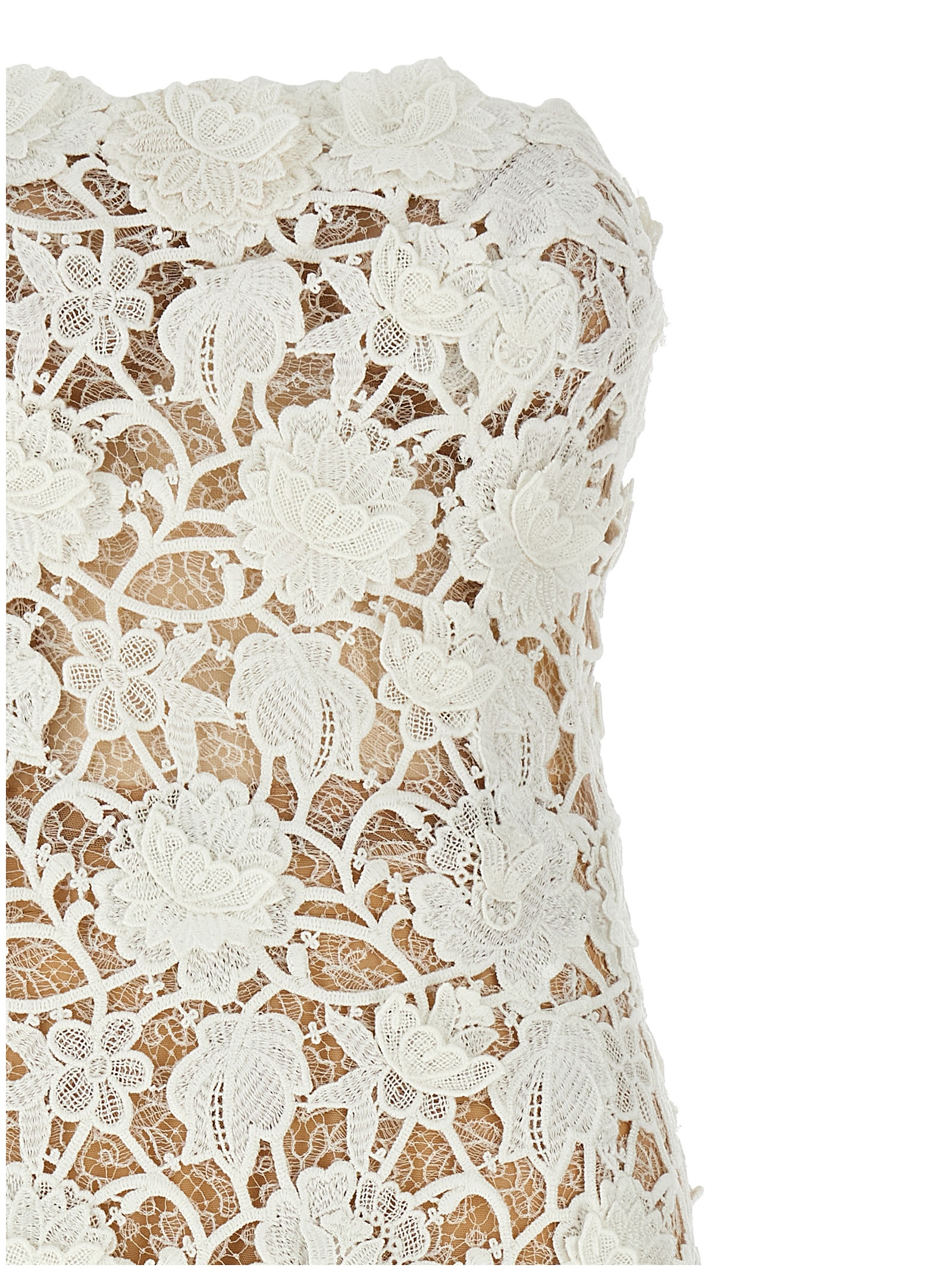 Macramé lace dress D462Q340UZG14300 (ERMANNO SCERVINO / ワンピース・ドレス・オールインワン ) | ERMANNO SCERVINO (エルマンノ シェルヴィーノ)(2)
