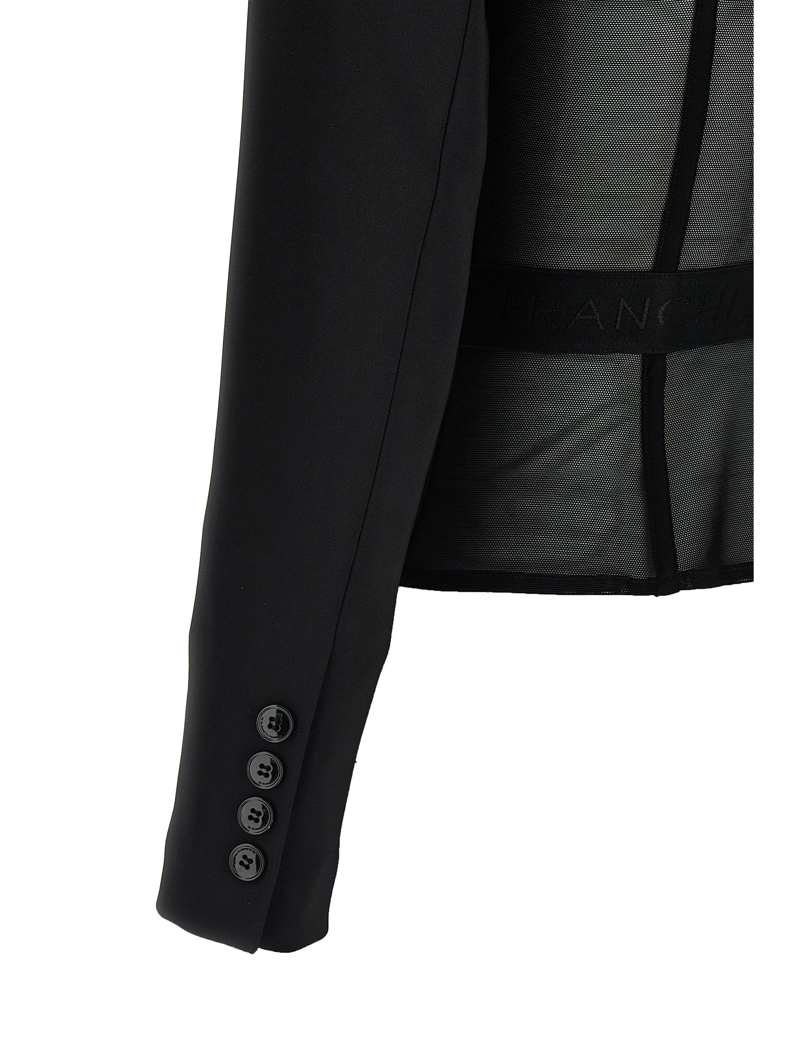 Crêpe and tulle blazer GI13151E2110 (Elisabetta Franchi / スーツ・ジャケット ) | Elisabetta Franchi (エリザベッタ フランキ)(3)