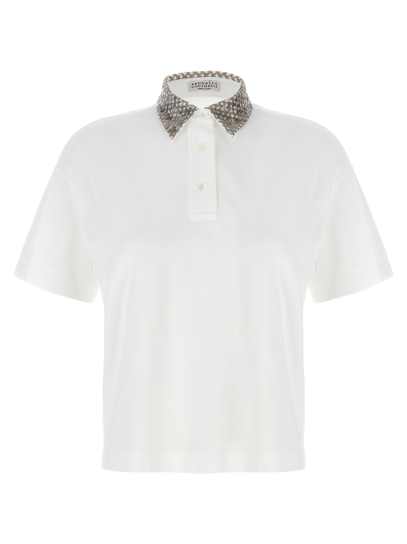 Sequin polo shirt M0T63HH505C6159 (Brunello Cucinelli / ポロシャツ ) | Brunello Cucinelli (ブルネロ・クチネリ)