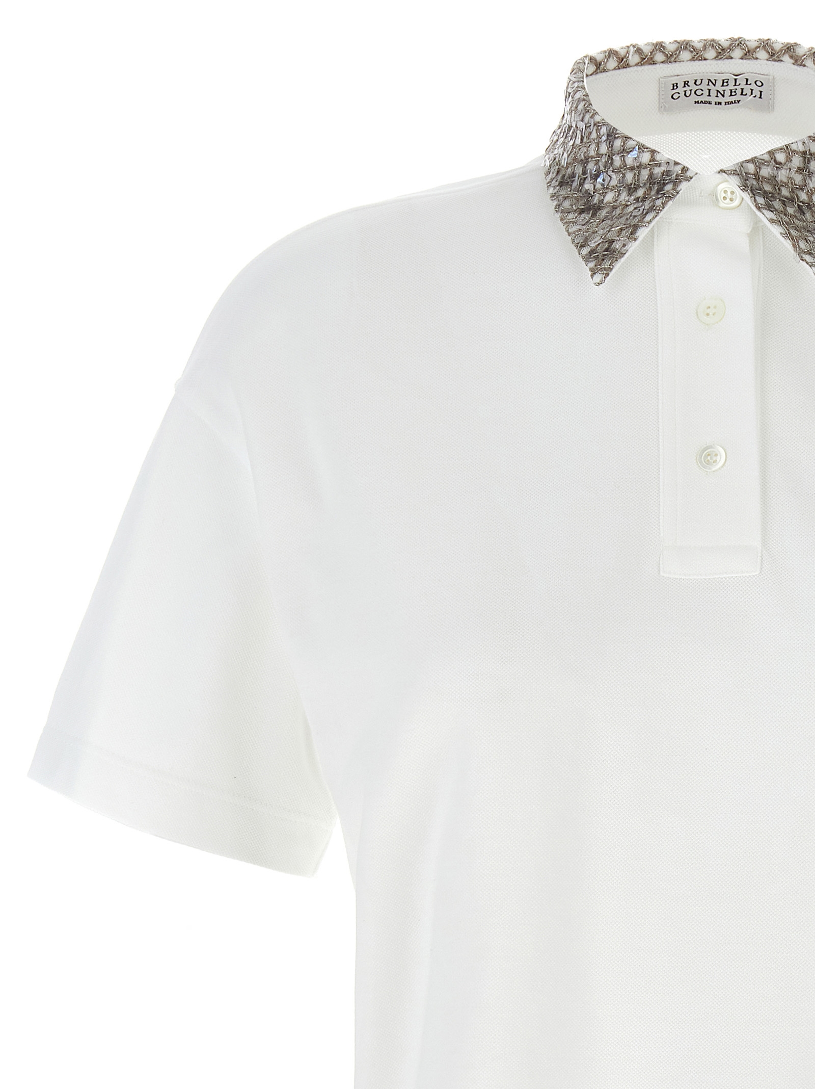 Sequin polo shirt M0T63HH505C6159 (Brunello Cucinelli / ポロシャツ ) | Brunello Cucinelli (ブルネロ・クチネリ)(2)