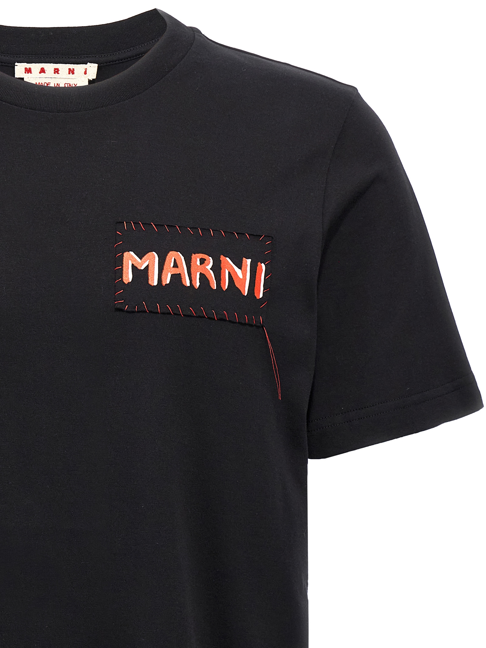Logo T-shirt HUMU0198X0UTC44600N99 (Marni / Tシャツ・カットソー ) | Marni (マルニ)(2)
