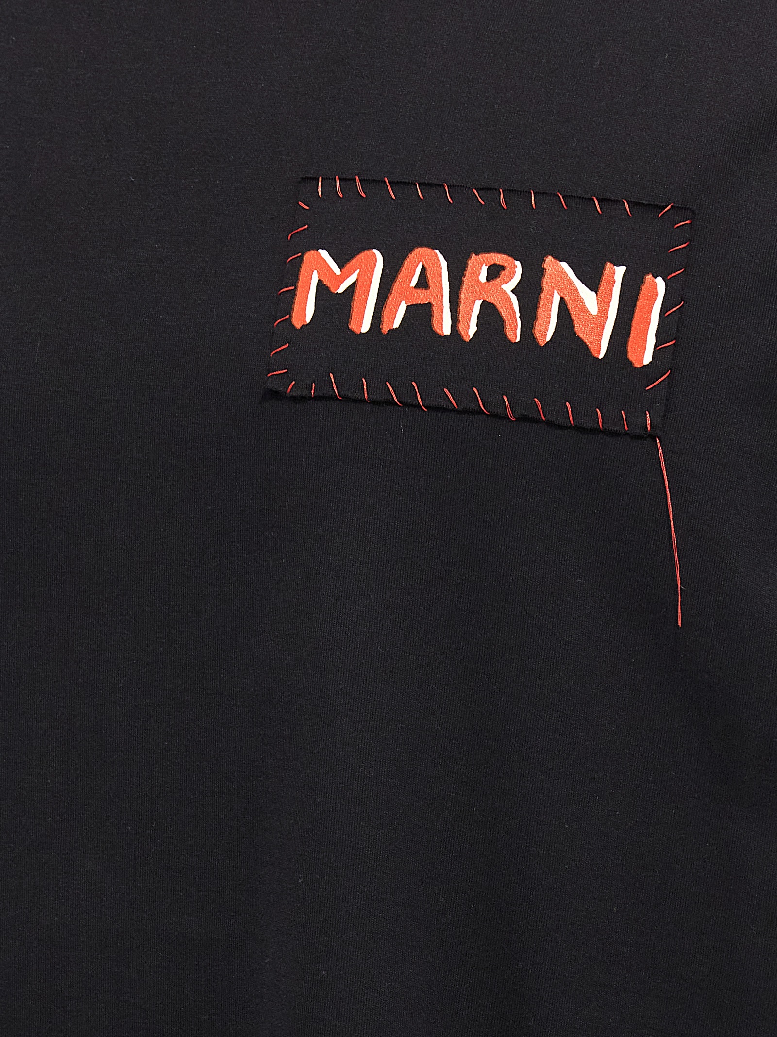 Logo T-shirt HUMU0198X0UTC44600N99 (Marni / Tシャツ・カットソー ) | Marni (マルニ)(3)