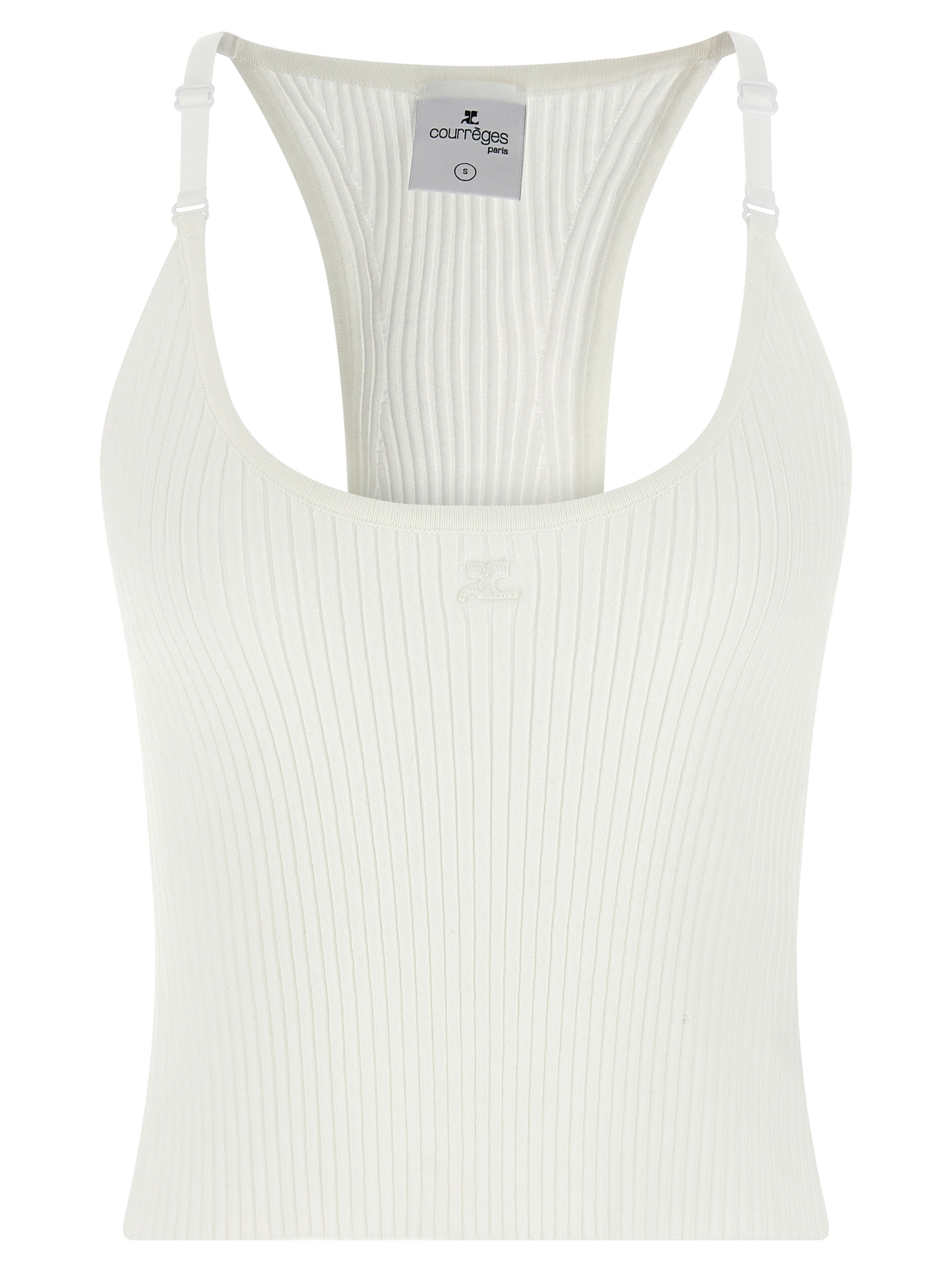 'Scuba rib' top 125MDE117FI00010001 (Courrèges / タンクトップ・キャミソール ) | Courrèges (クレージュ)