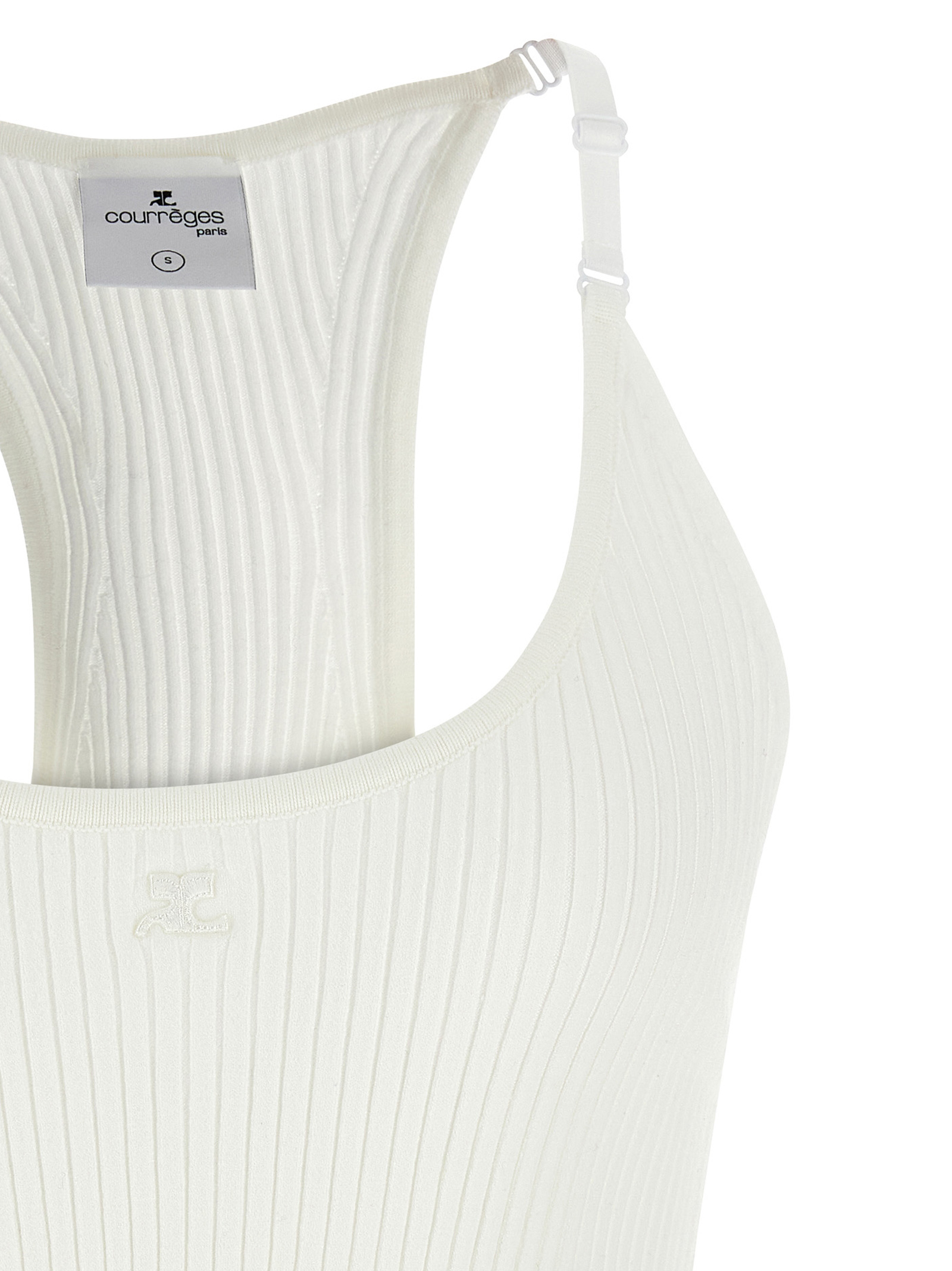 'Scuba rib' top 125MDE117FI00010001 (Courrèges / タンクトップ・キャミソール ) | Courrèges (クレージュ)(2)