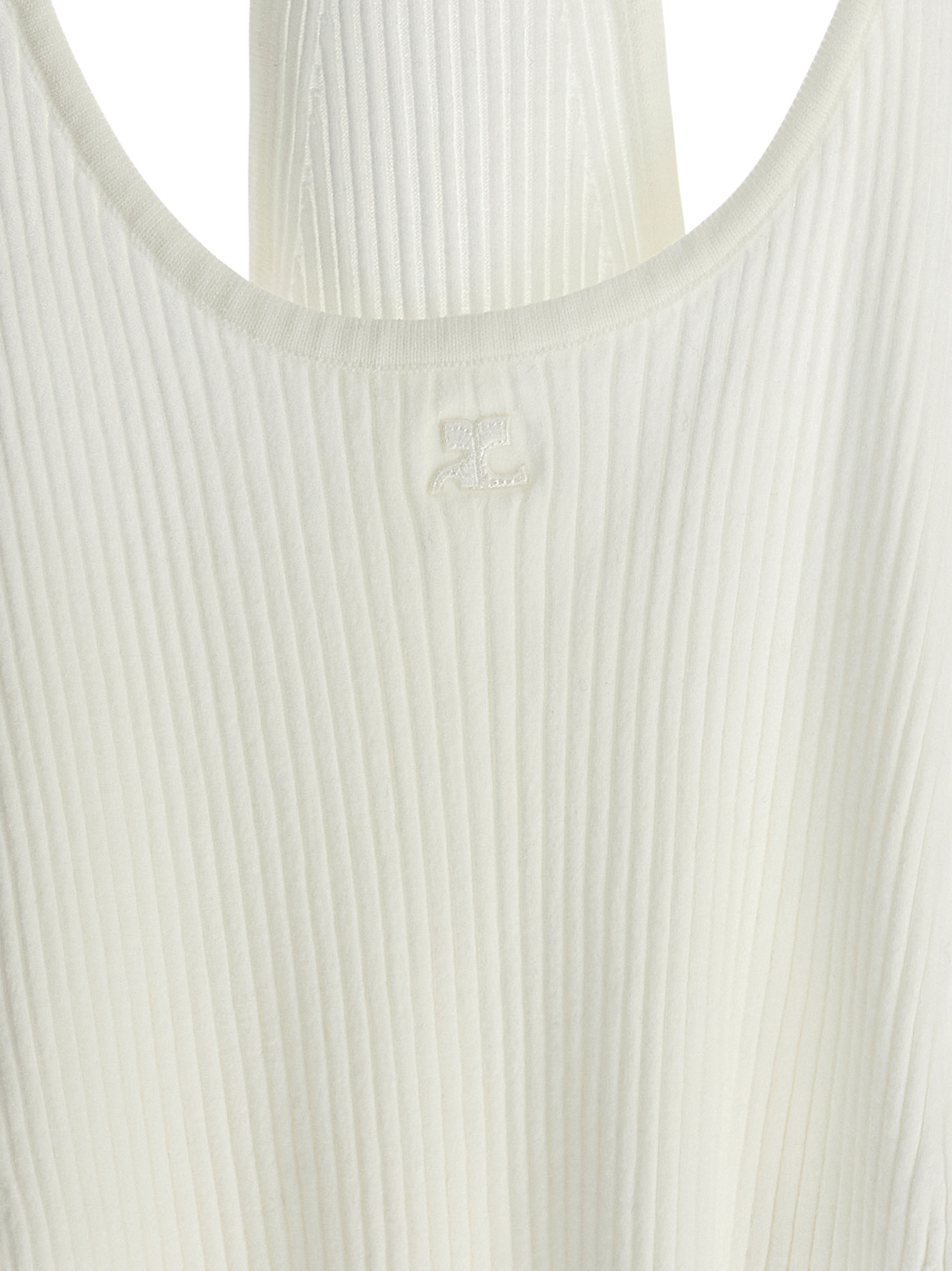 'Scuba rib' top 125MDE117FI00010001 (Courrèges / タンクトップ・キャミソール ) | Courrèges (クレージュ)(3)
