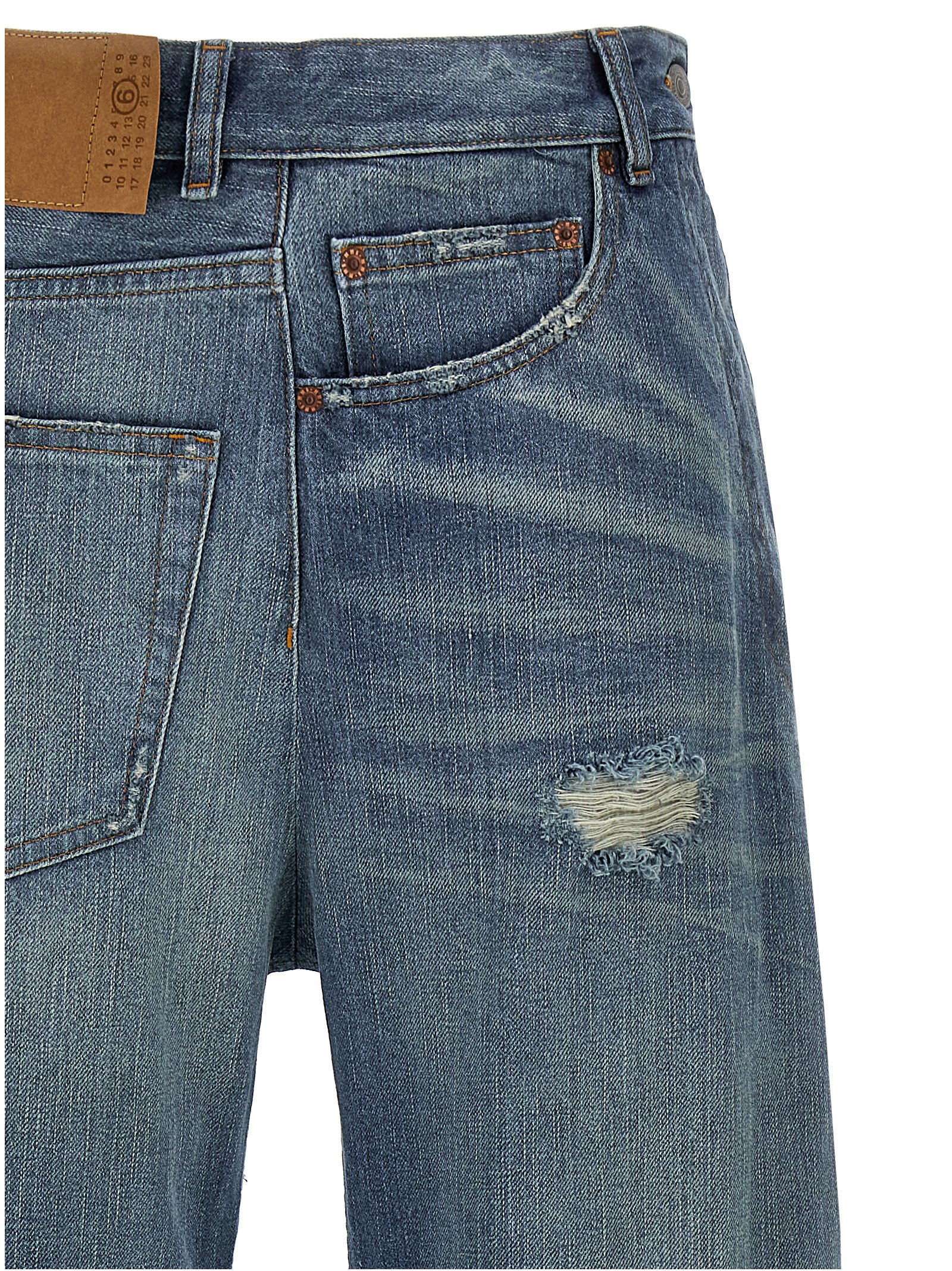 'Twist' jeans S52LA0243M30016961 (MM6 Maison Margiela / ジーンズ ) | MM6 Maison Margiela (エムエムシックス)(2)