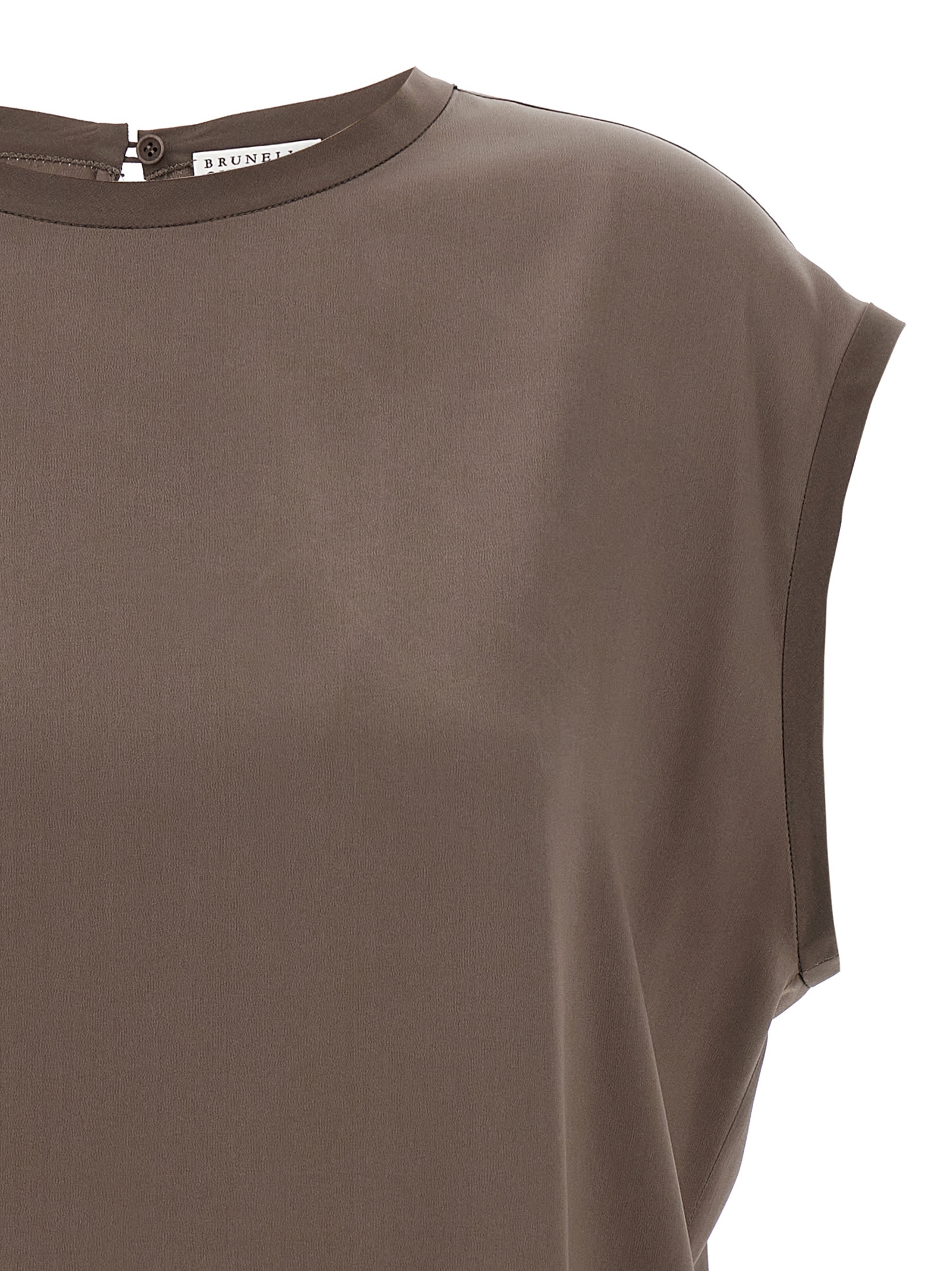 Silk blouse M0C59EH500C2925 (Brunello Cucinelli / Tシャツ・カットソー ) | Brunello Cucinelli (ブルネロ・クチネリ)(2)