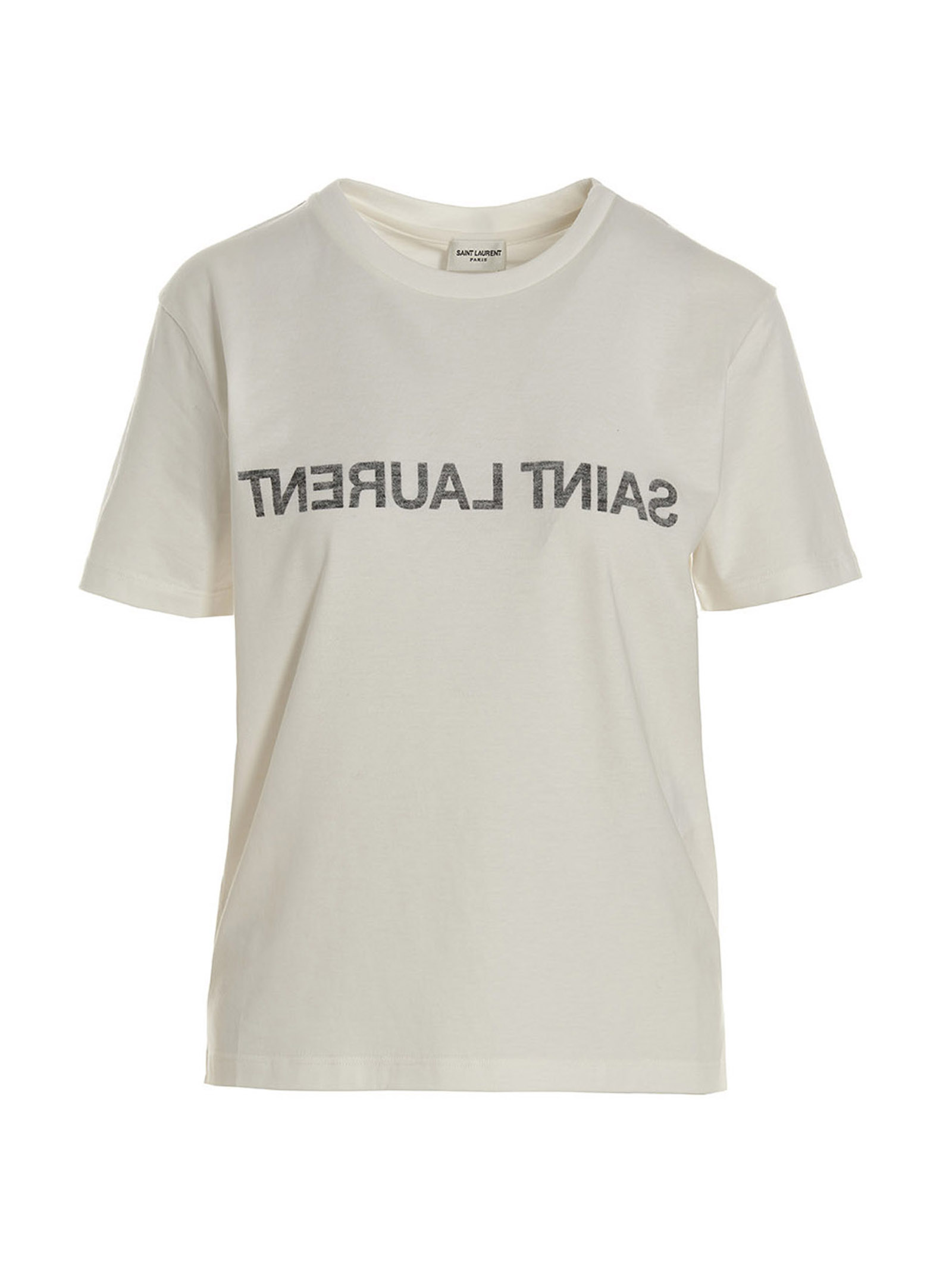 Logo print T-shirt 665234Y37AW9744 (Saint Laurent / Tシャツ・カットソー ) | Saint Laurent (サンローラン)