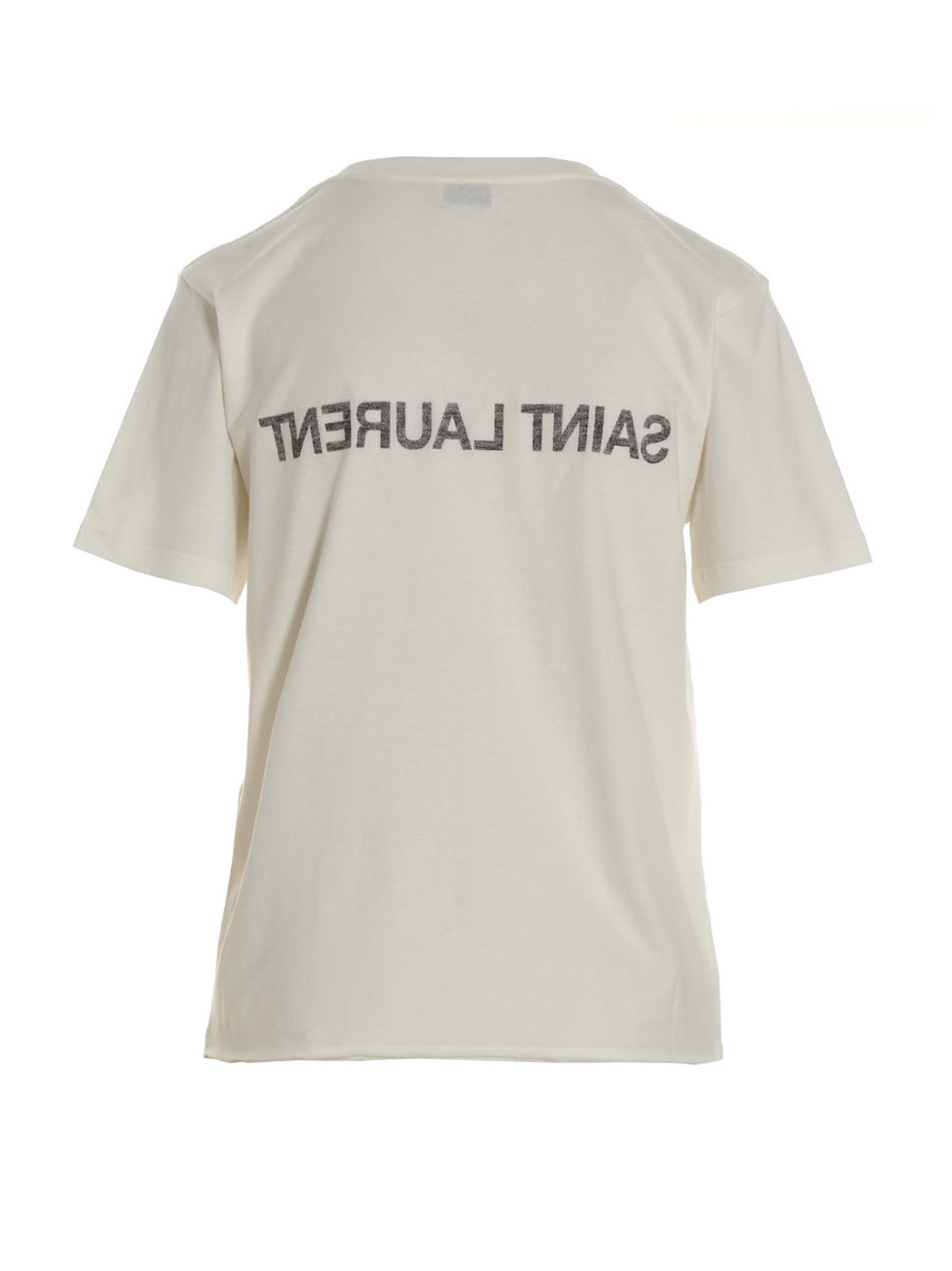 Logo print T-shirt 665234Y37AW9744 (Saint Laurent / Tシャツ・カットソー ) | Saint Laurent (サンローラン)(1)