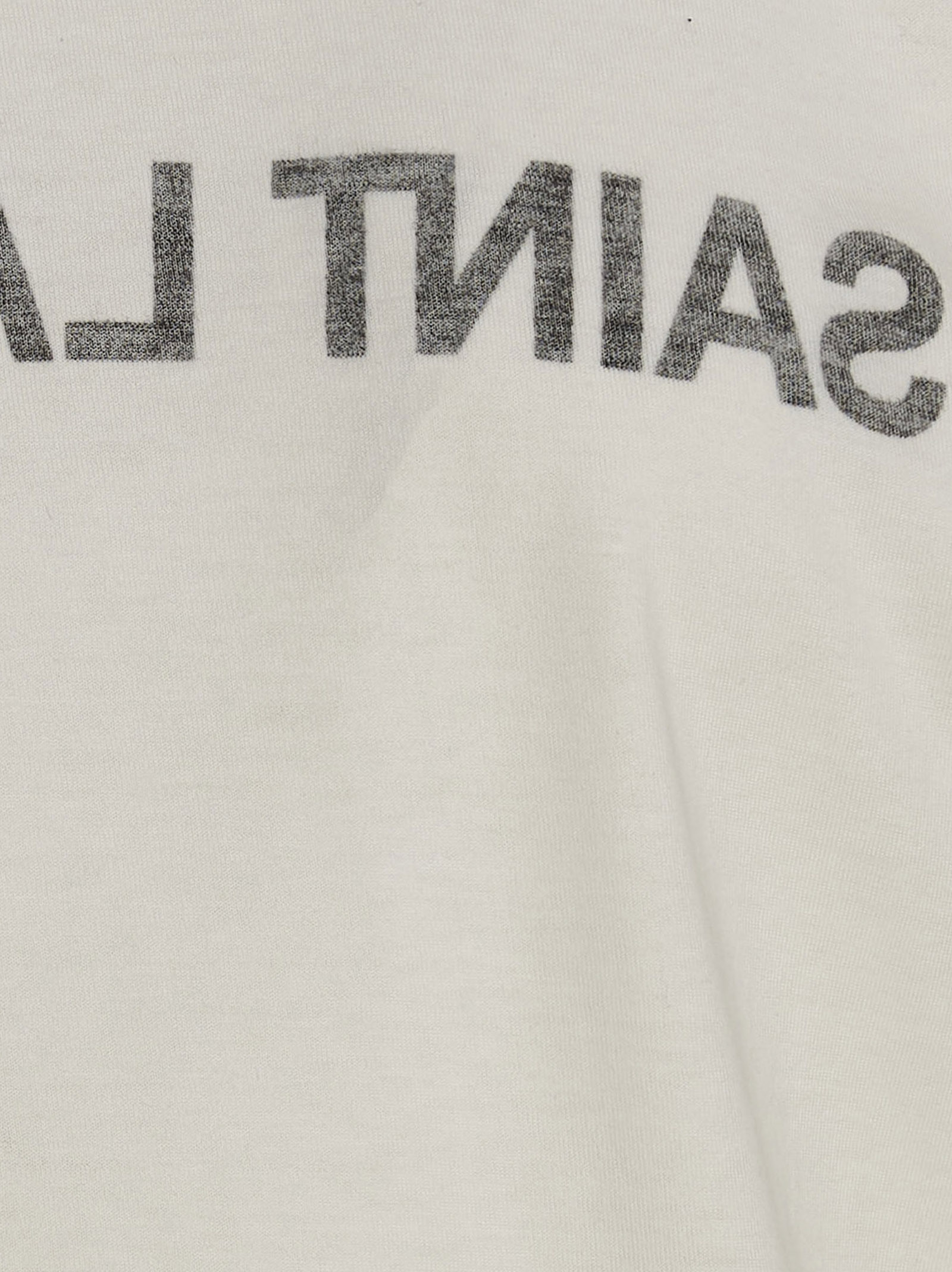 Logo print T-shirt 665234Y37AW9744 (Saint Laurent / Tシャツ・カットソー ) | Saint Laurent (サンローラン)(3)