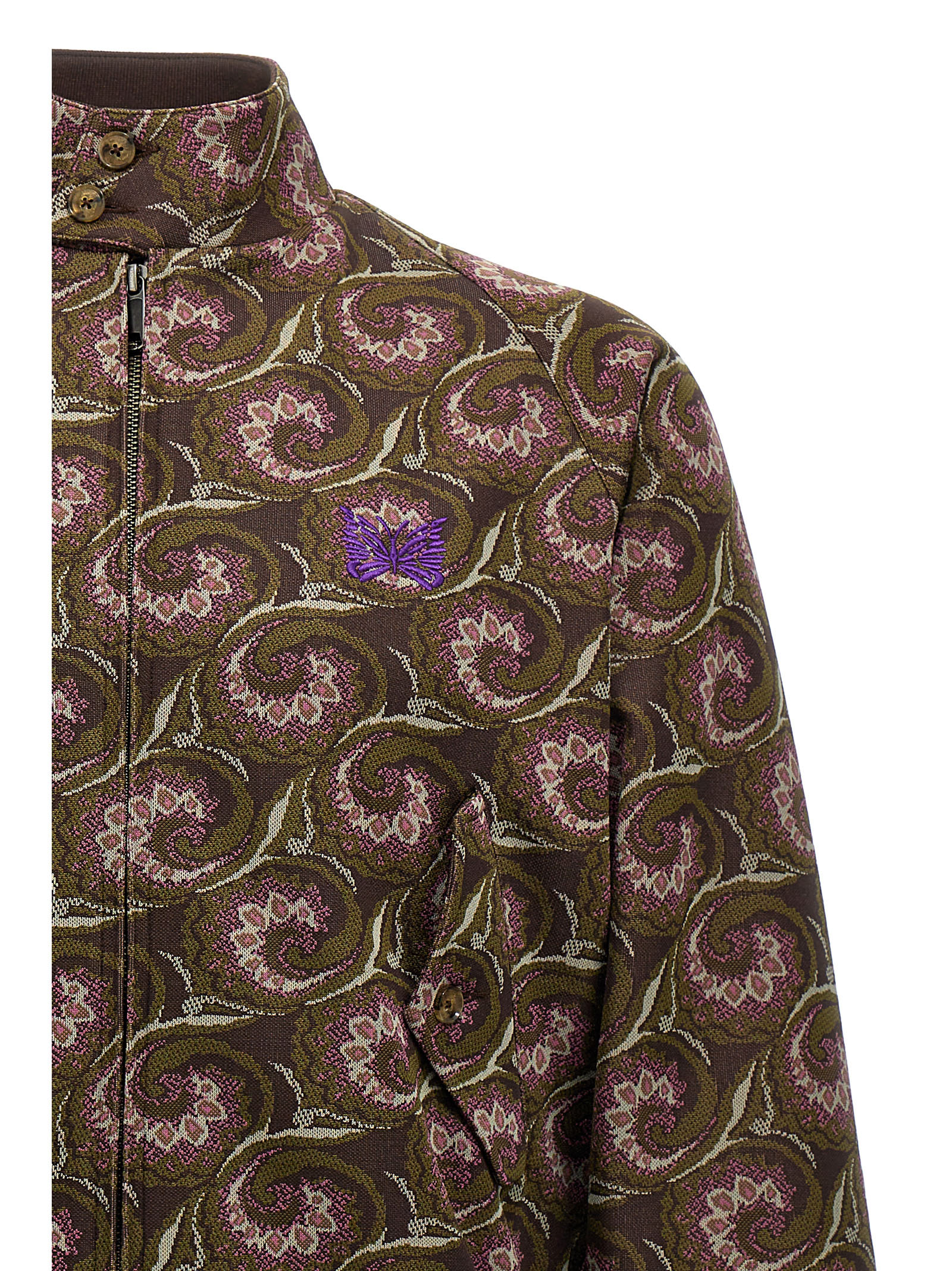 'Jacquard needles' bomber jacket BRCPS0961700 (BARACUTA / カジュアルジャケット・ベスト ) | BARACUTA (バラクータ)(2)