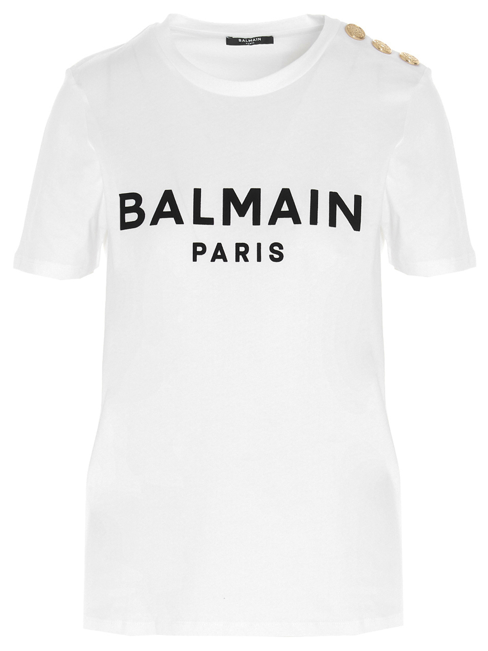 Logo print T-shirt BF1EF005BB02GAB (Balmain / Tシャツ・カットソー ) | Balmain (バルマン)
