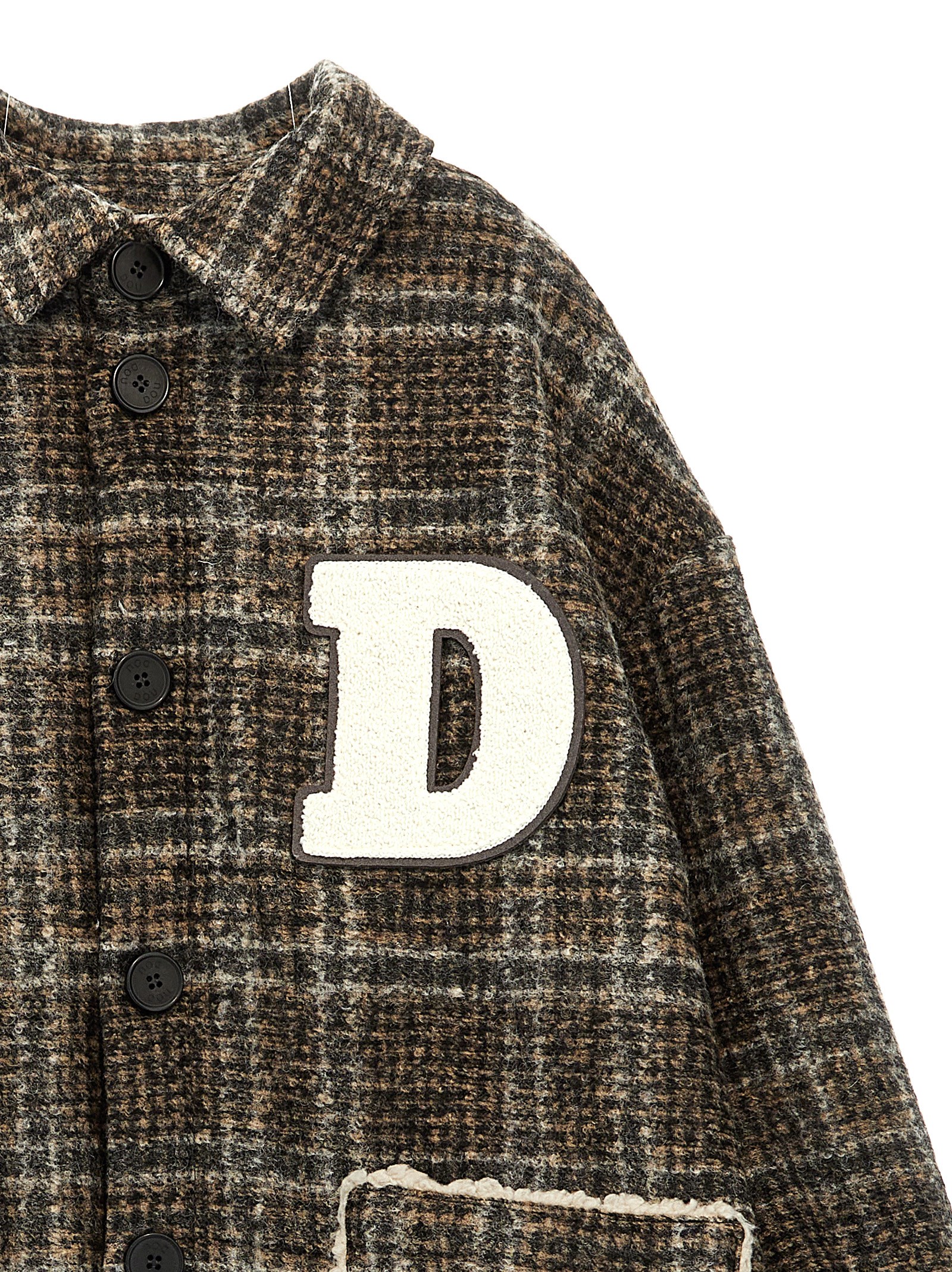 Fringed logo coat DT2P54U0113930BG (DOUUOD / コート・ダウン ) | DOUUOD (ドゥドゥ)(2)