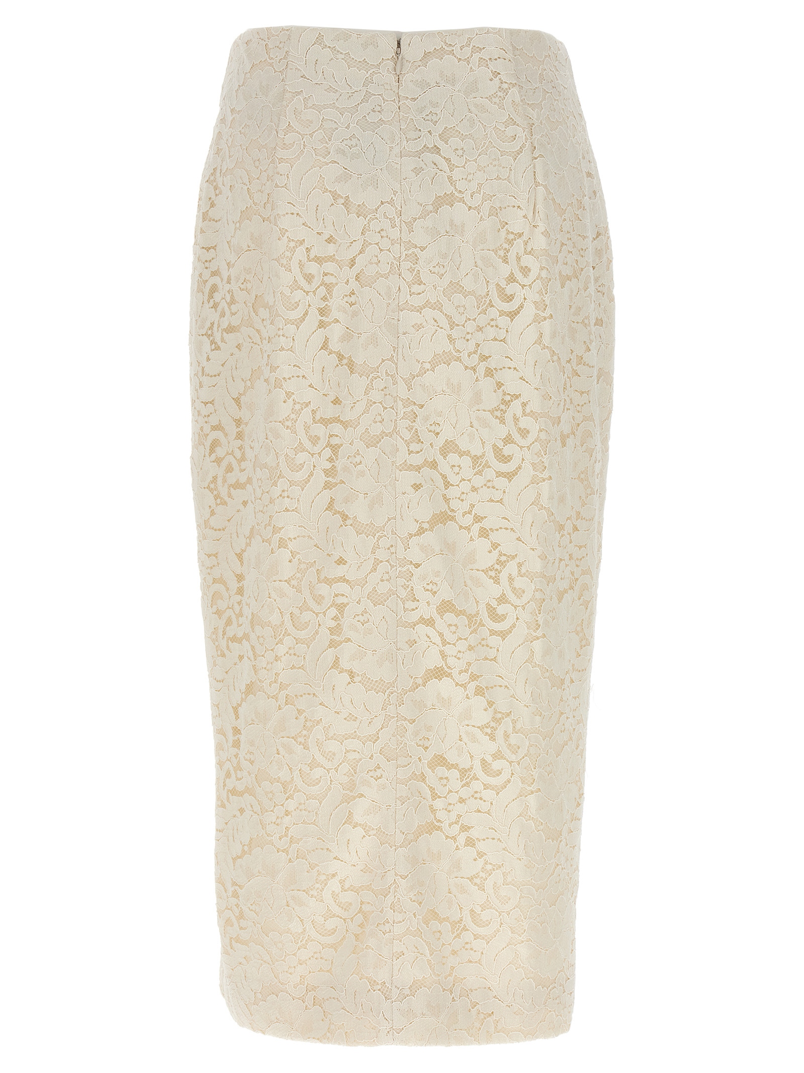 'Cream Cord Lace Split Midi' skirt RS24172MSKCCREAM (self-portrait / スカート ) | self-portrait (セルフ・ポートレイト)(1)
