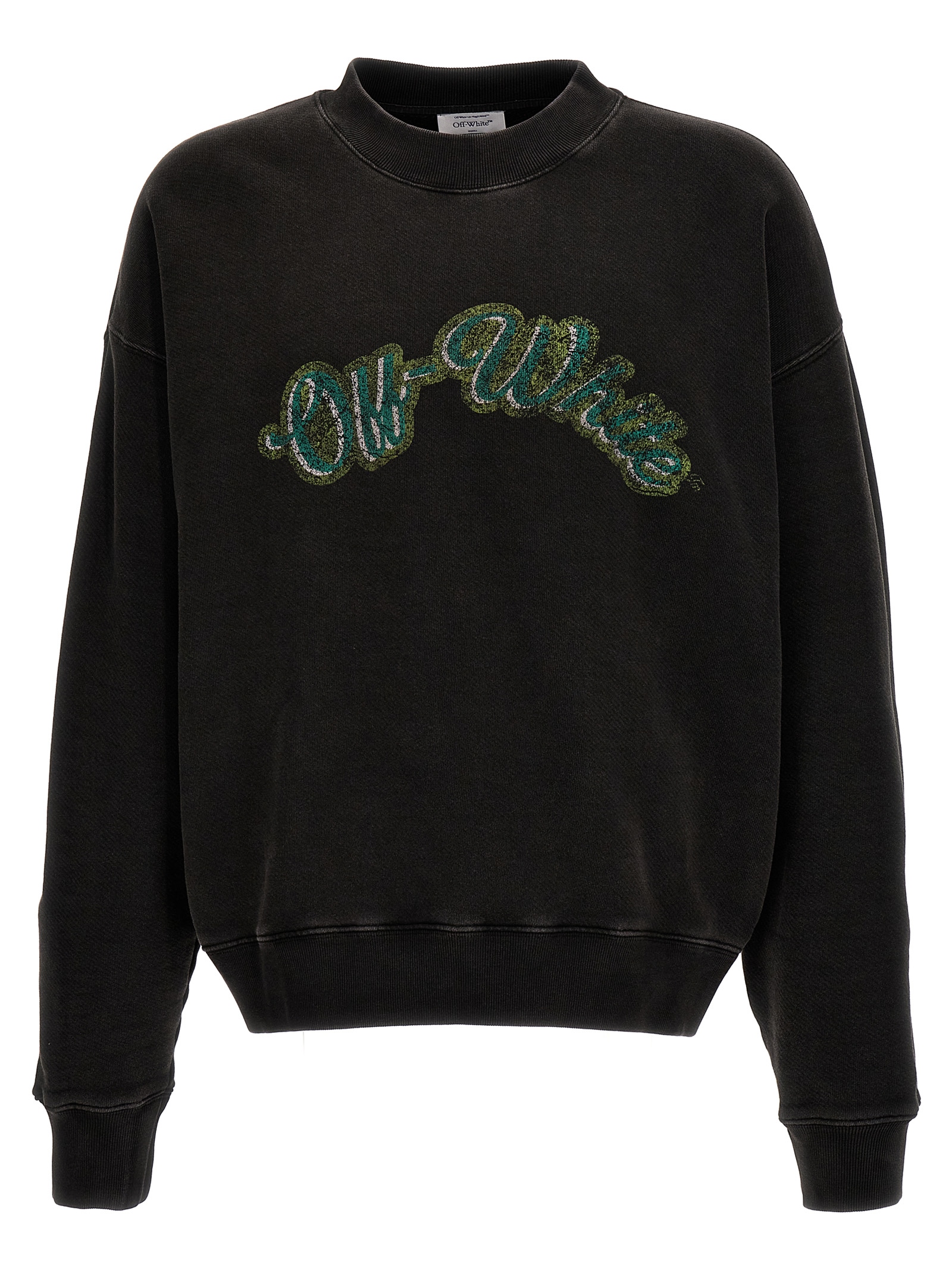 'Green bacchus skate' sweatshirt OMBA054S24FLE01110551055 (Off-White / スウェット・フーディー ) | Off-White (オフホワイト)