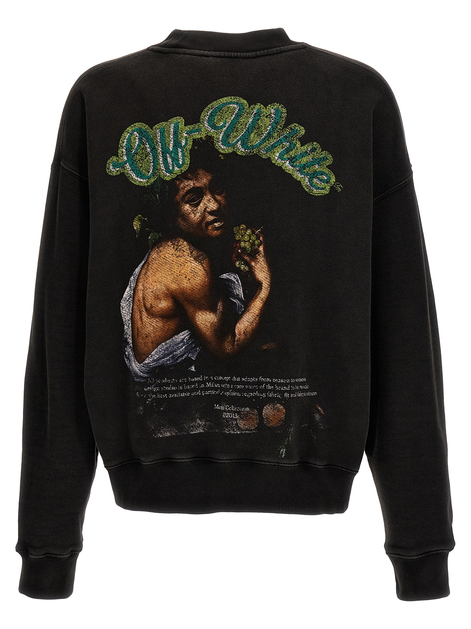 'Green bacchus skate' sweatshirt OMBA054S24FLE01110551055 (Off-White / スウェット・フーディー ) | Off-White (オフホワイト)(1)