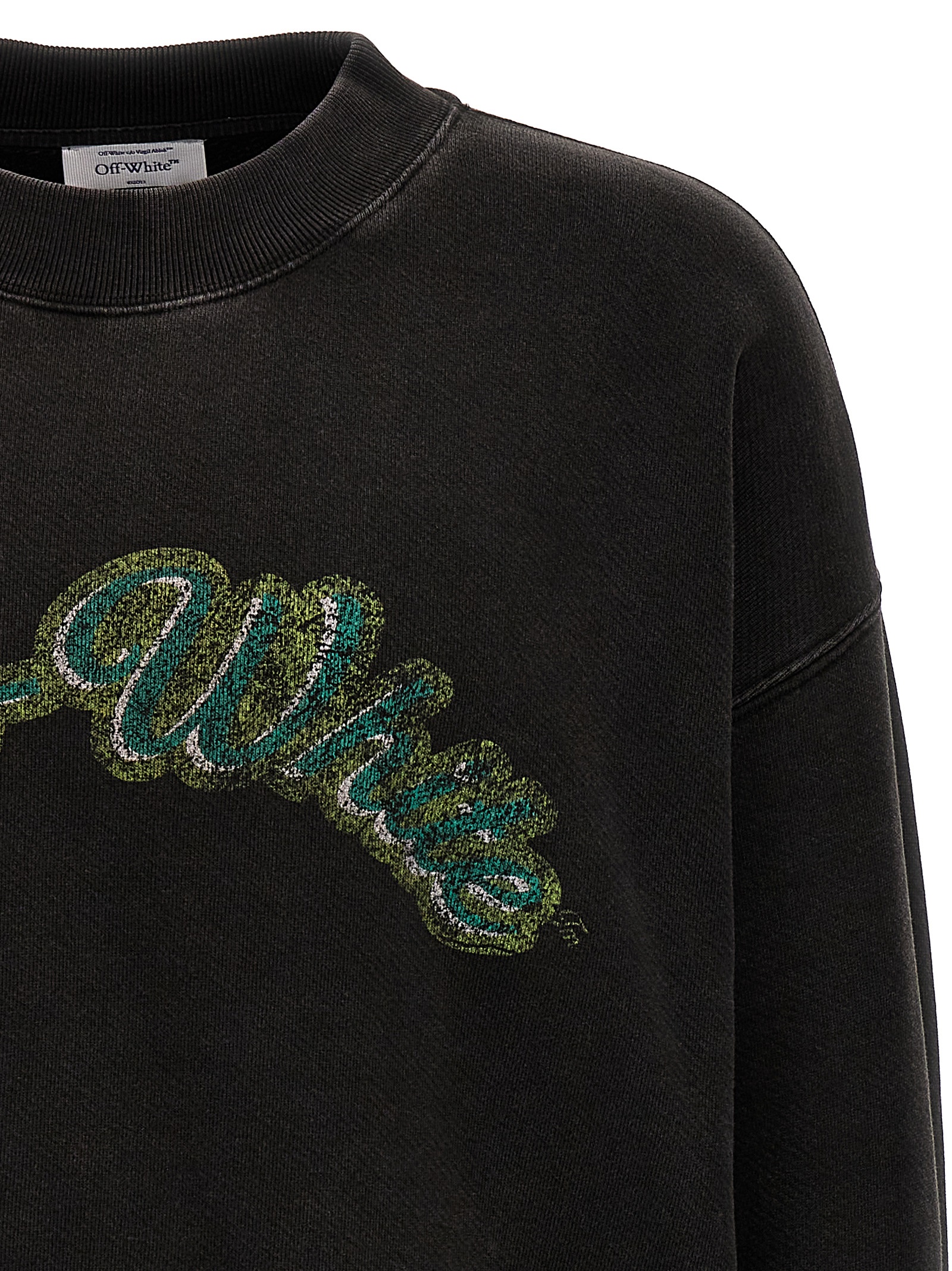 'Green bacchus skate' sweatshirt OMBA054S24FLE01110551055 (Off-White / スウェット・フーディー ) | Off-White (オフホワイト)(2)
