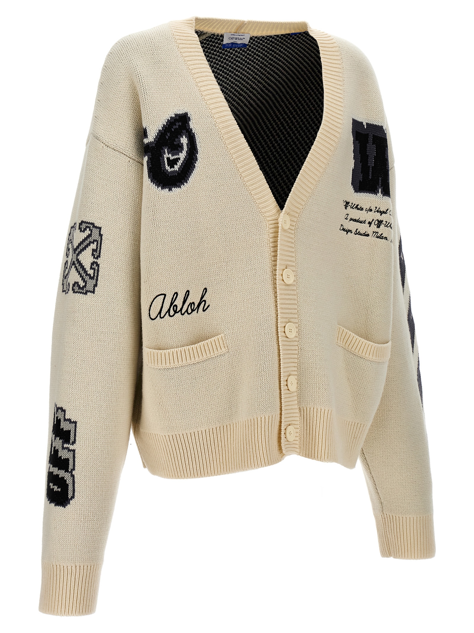 'Varsity' cardigan OMHB019C99KNI00161106110 (Off-White / ニット・セーター・カーディガン ) | Off-White (オフホワイト)(3)