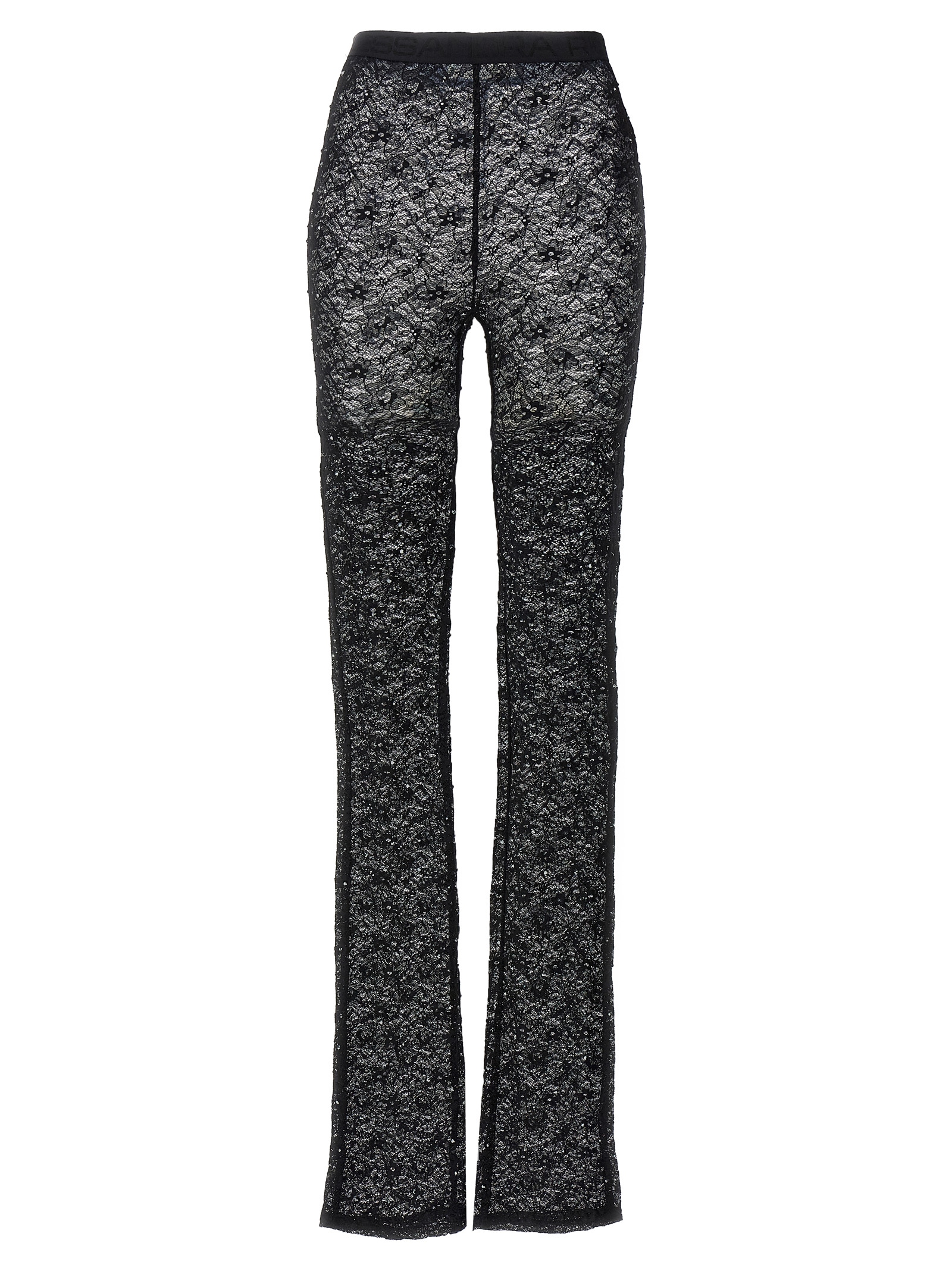 Rhinestone lace leggings FABX3605P42060900 (ALESSANDRA RICH / アクティブウェア ) | ALESSANDRA RICH (アレッサンドラ リッチ)