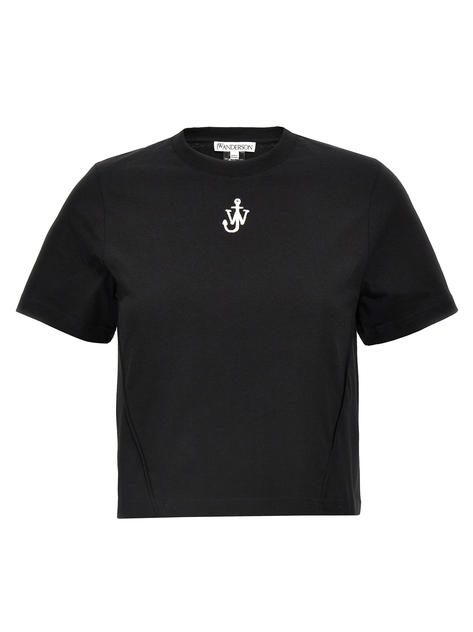 'Anchor embroidery pannelled cropped' T-shirt JT0259PG1715999 (JW Anderson / Tシャツ・カットソー ) | JW Anderson (ジェイダブリュー アンダーソン)