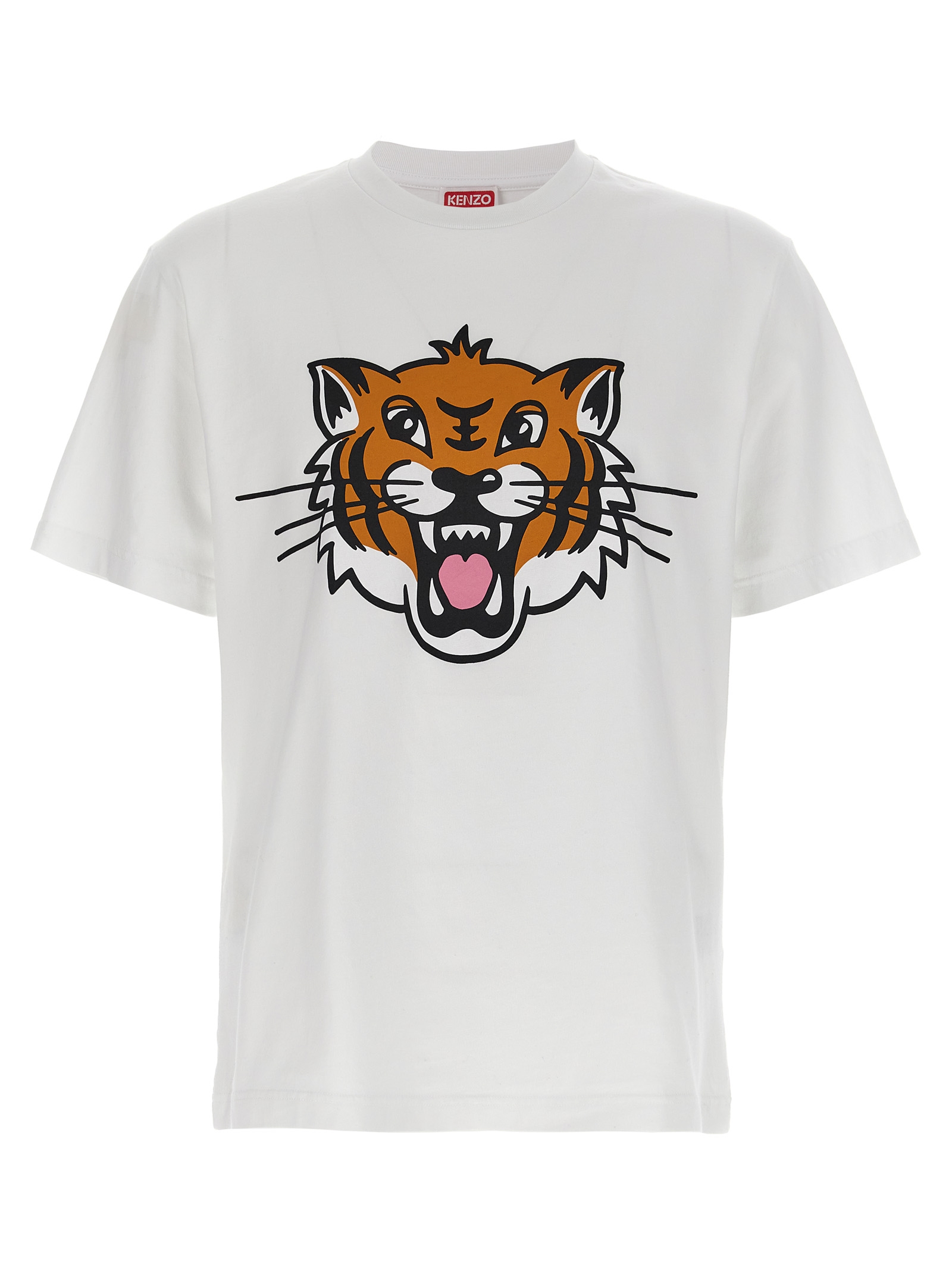 'Happy Tiger' T-shirt FF55TS5334SG02 (KENZO / Tシャツ・カットソー ) | KENZO (ケンゾー)
