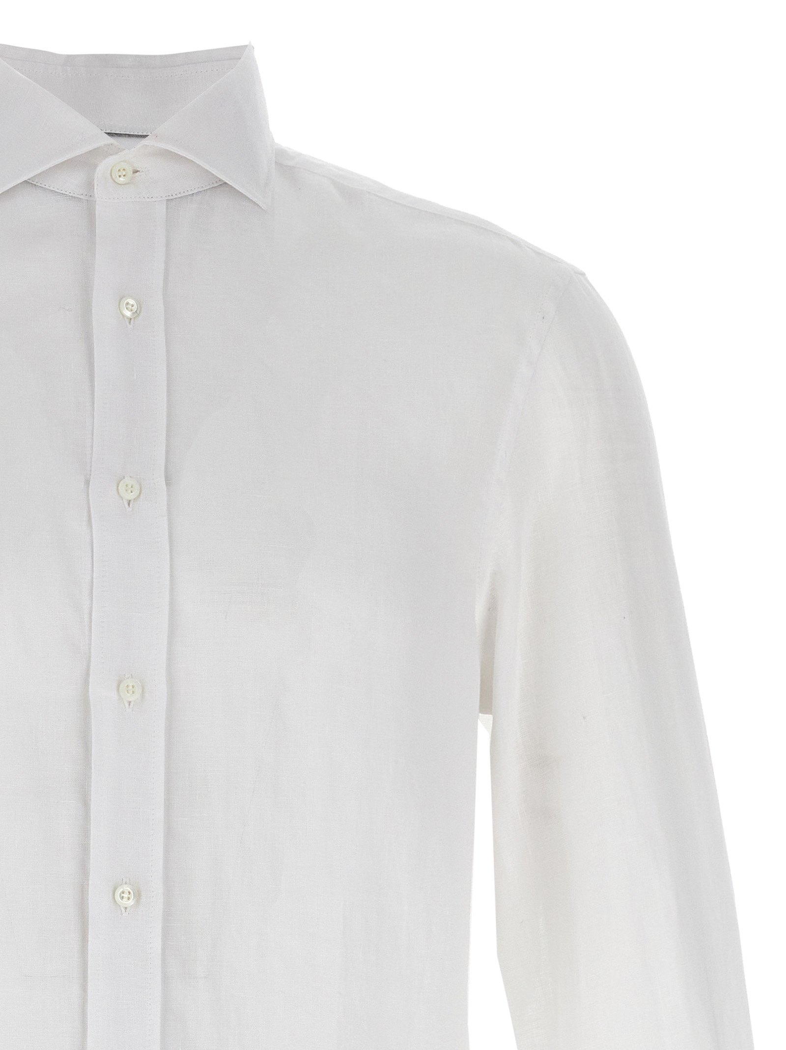 Linen shirt MM6840627C001 (Brunello Cucinelli / シャツ・ブラウス ) | Brunello Cucinelli (ブルネロ・クチネリ)(2)