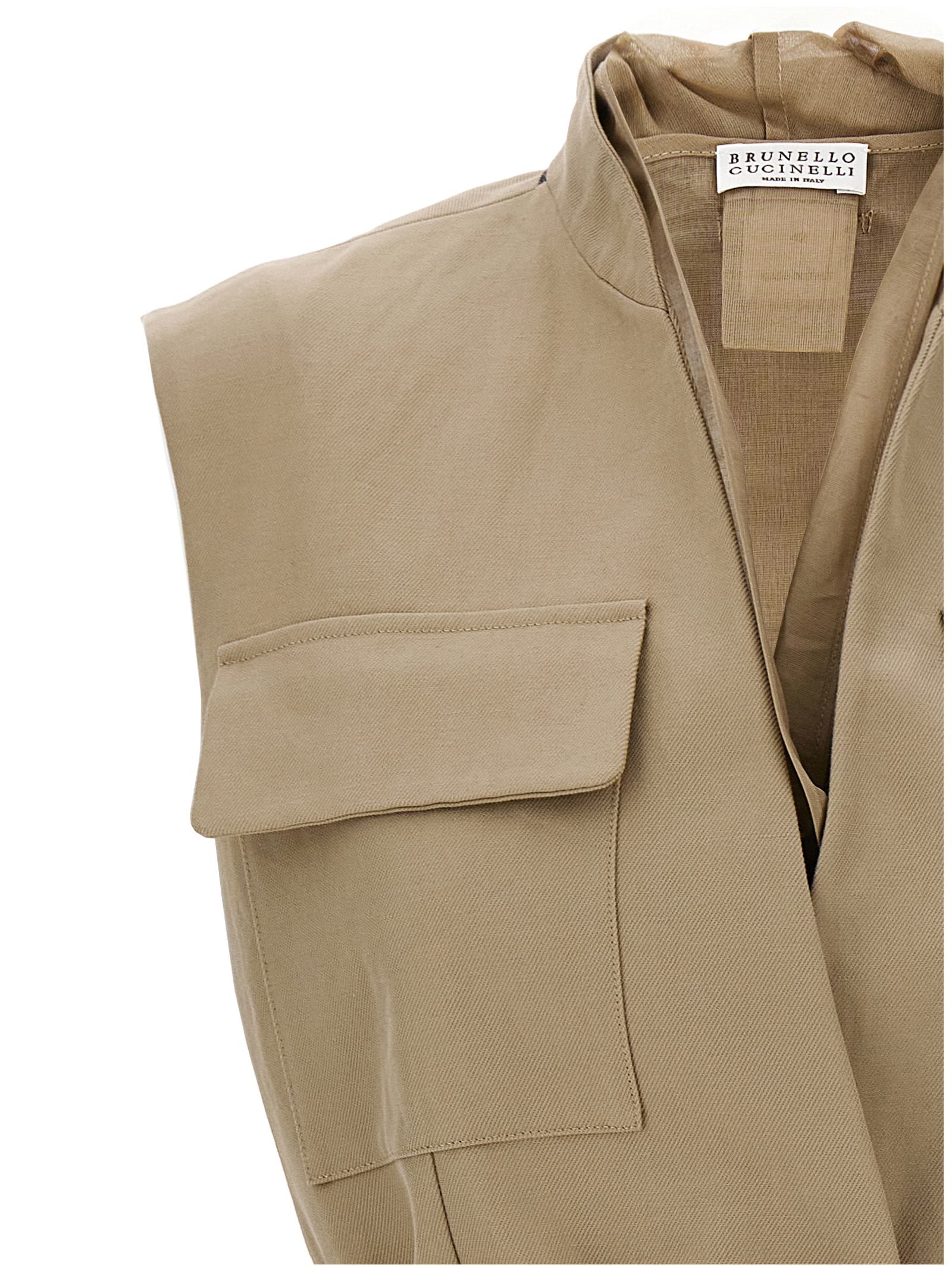 Layered vest ML1457345C2910 (Brunello Cucinelli / カジュアルジャケット・ベスト ) | Brunello Cucinelli (ブルネロ・クチネリ)(2)