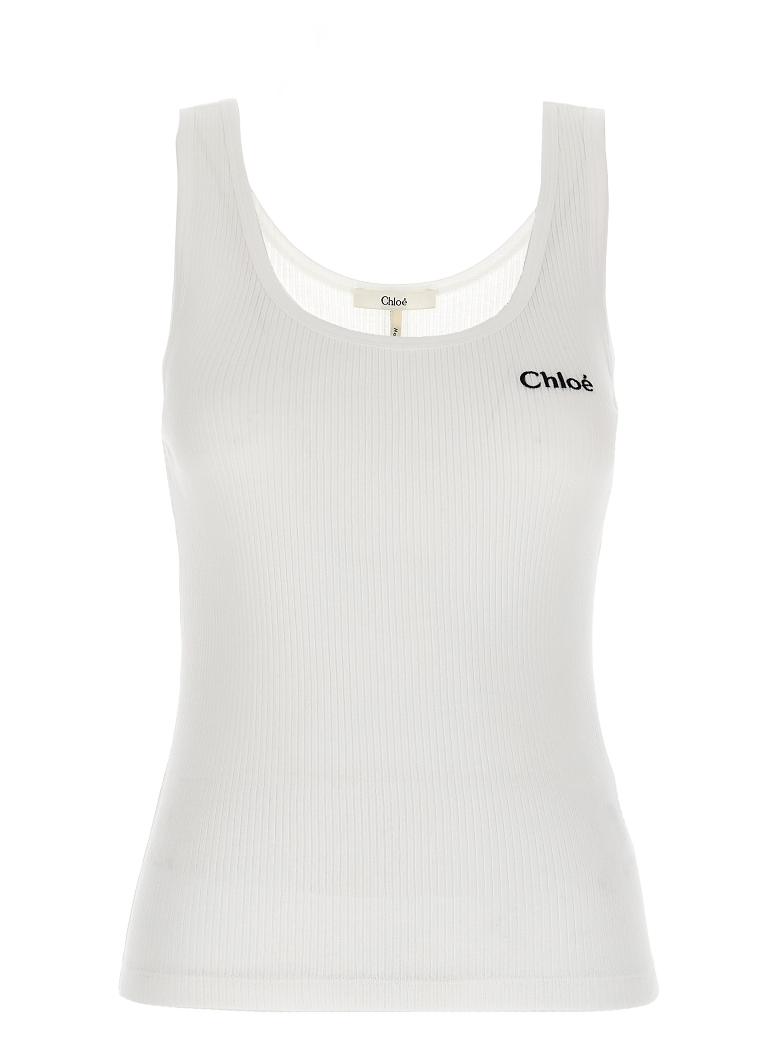 Logo embroidery top CH25SJH12180101 (Chloé / タンクトップ・キャミソール ) | Chloé (クロエ)