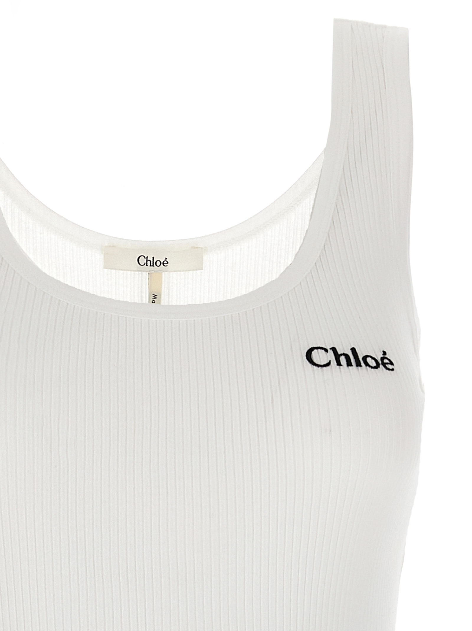 Logo embroidery top CH25SJH12180101 (Chloé / タンクトップ・キャミソール ) | Chloé (クロエ)(2)