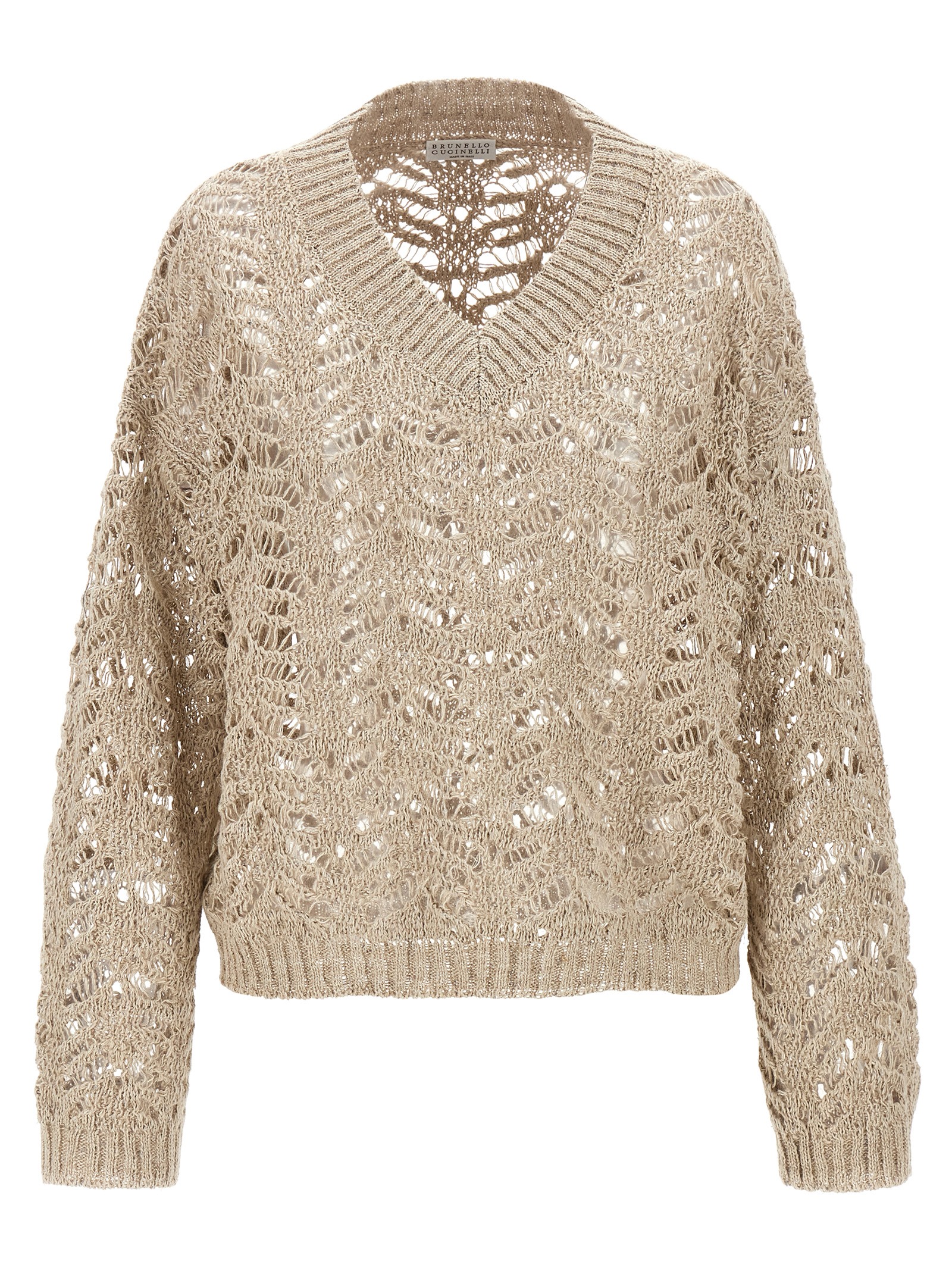 'Rustic Dazzling Net' sweater MGD562302C3677 (Brunello Cucinelli / ニット・セーター・カーディガン ) | Brunello Cucinelli (ブルネロ・クチネリ)