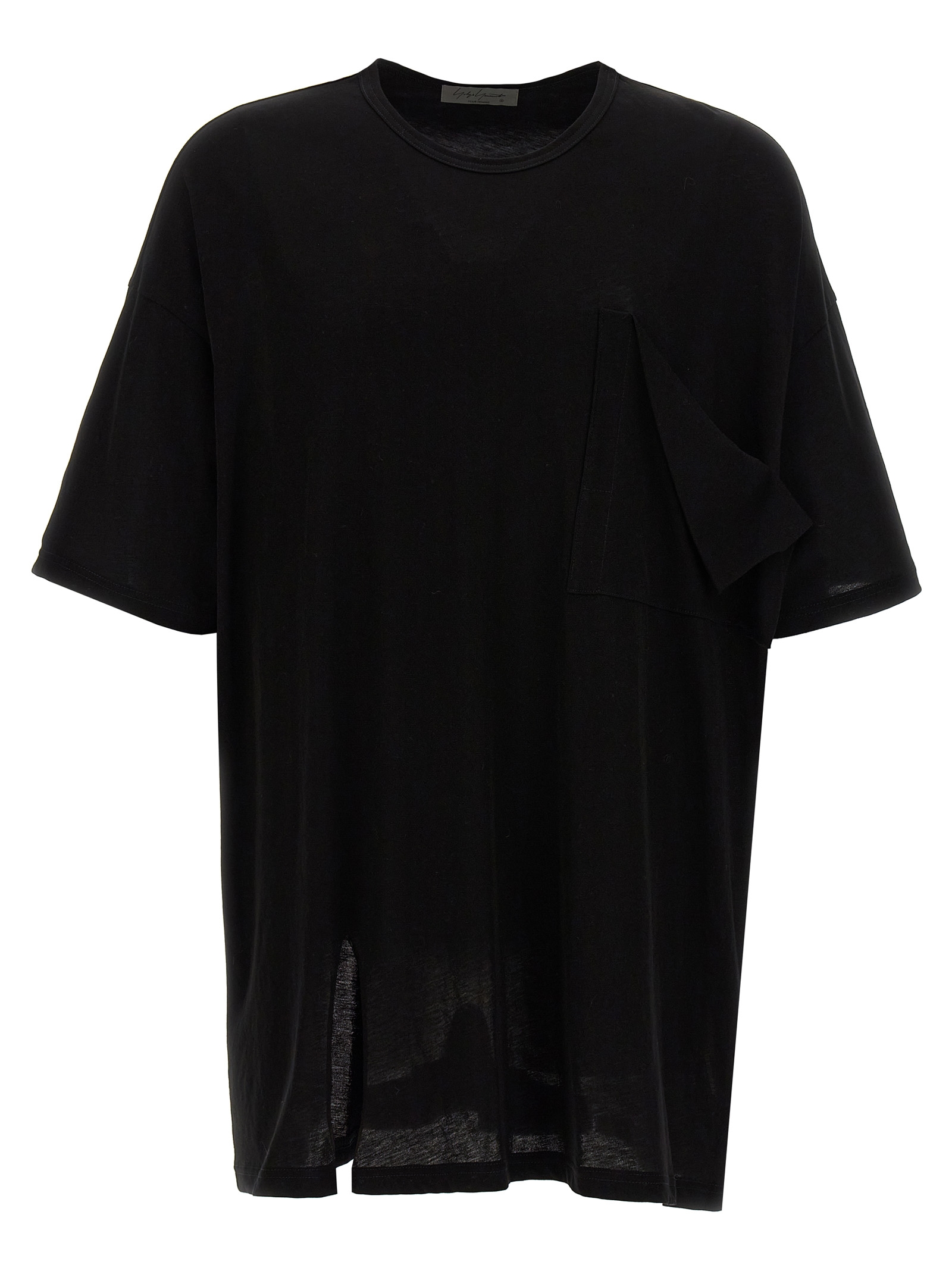Raw pocket t-shirt HJT43079BLACK1 (Yohji Yamamoto / Tシャツ・カットソー ) | Yohji Yamamoto (ヨウジヤマモト)