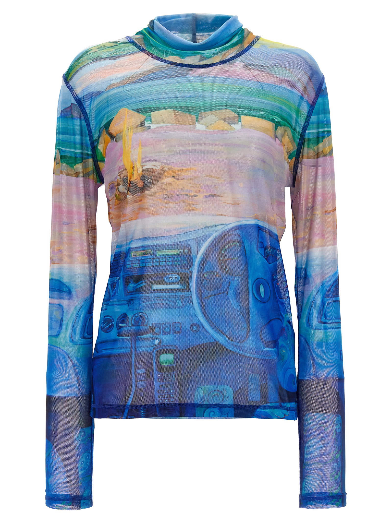 Semi-transparent print jersey JO0233PG1610835 (JW Anderson / ニット・セーター・カーディガン ) | JW Anderson (ジェイダブリュー アンダーソン)