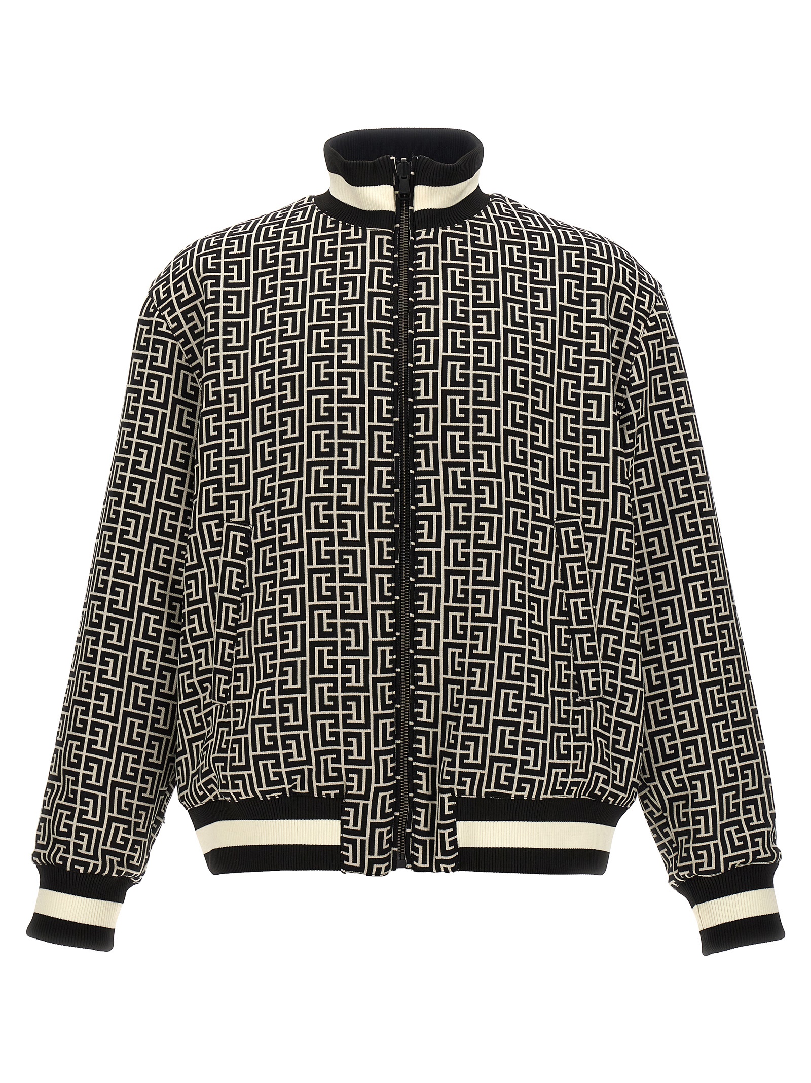 'Monogram' reversible bomber jacket DH1TF840VE82SKU (Balmain / カジュアルジャケット・ベスト ) | Balmain (バルマン)