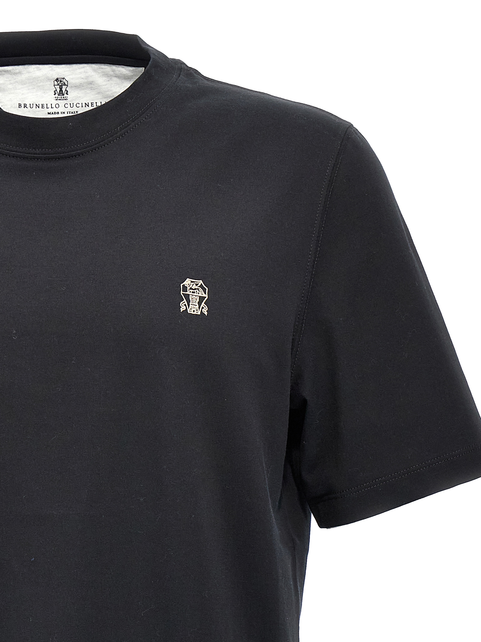 Logo T-shirt M0B137444GC101 (Brunello Cucinelli / Tシャツ・カットソー ) | Brunello Cucinelli (ブルネロ・クチネリ)(2)