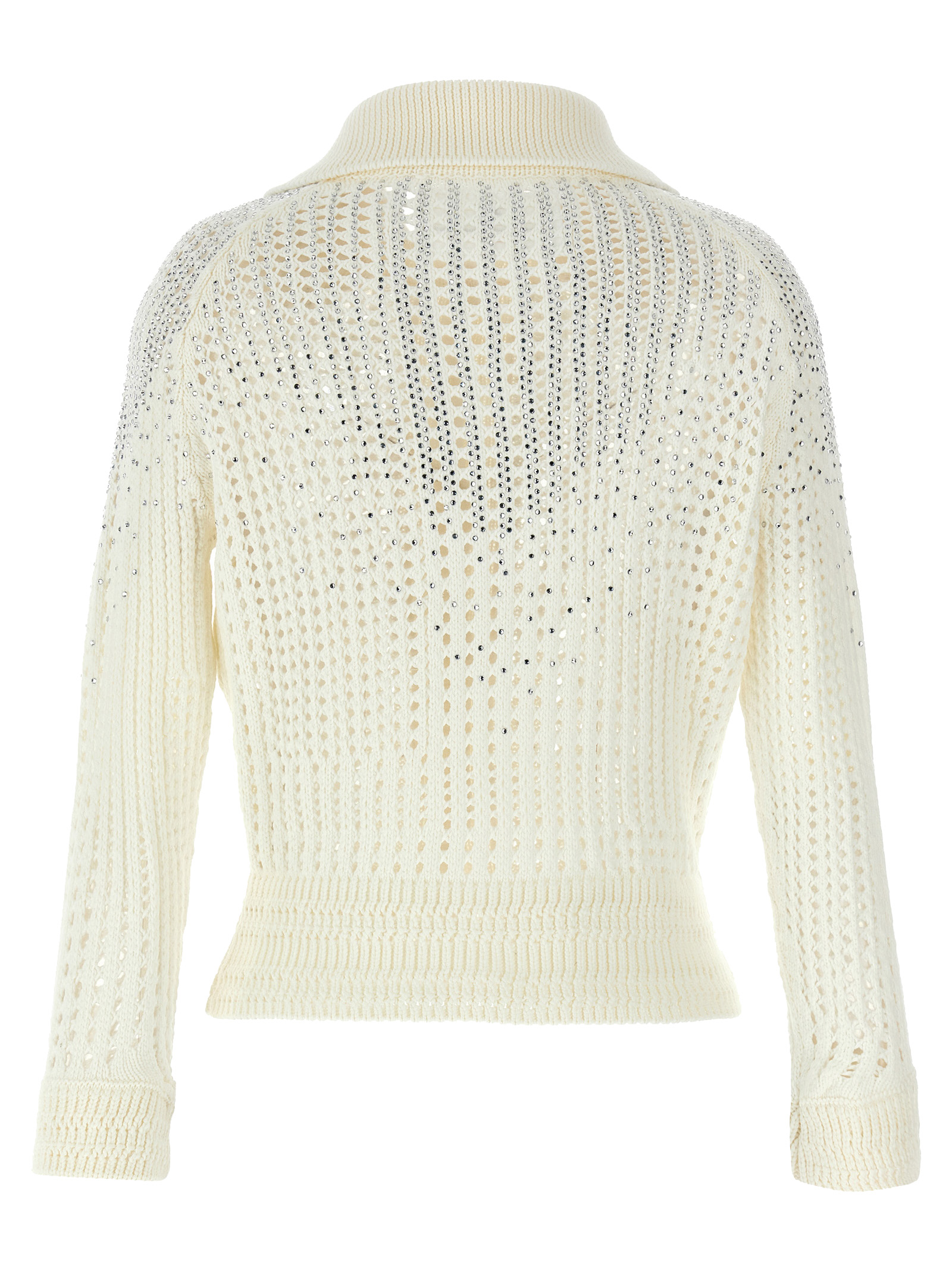Rhinestone cardigan D465N302CTVAW14800 (ERMANNO SCERVINO / ニット・セーター・カーディガン ) | ERMANNO SCERVINO (エルマンノ シェルヴィーノ)(1)