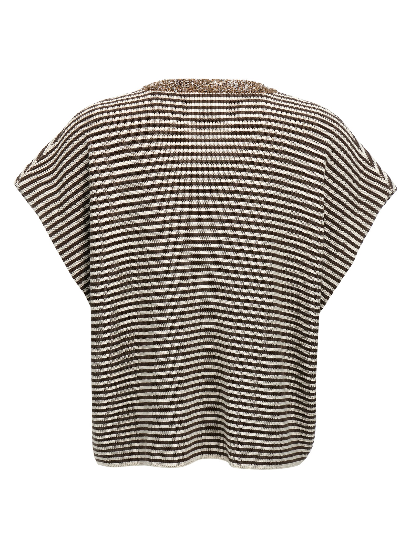 'Dazzling Collar Insert' T-shirt M19253620CHD54 (Brunello Cucinelli / Tシャツ・カットソー ) | Brunello Cucinelli (ブルネロ・クチネリ)(1)