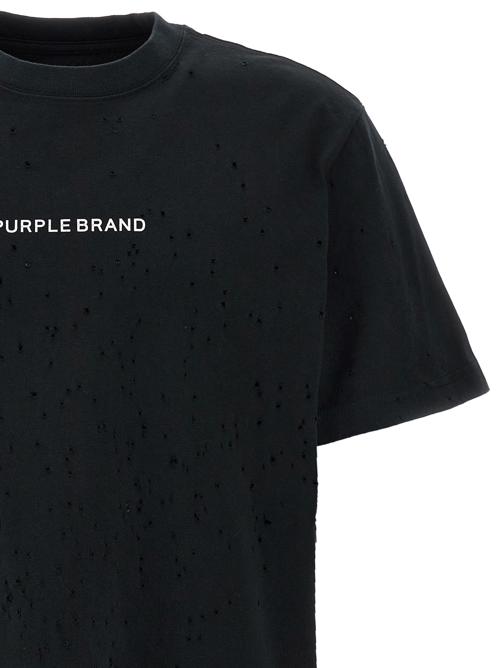 'Trademark' T-shirt P117HBBT125BLACK (PURPLE / Tシャツ・カットソー ) | PURPLE (パープル)(2)