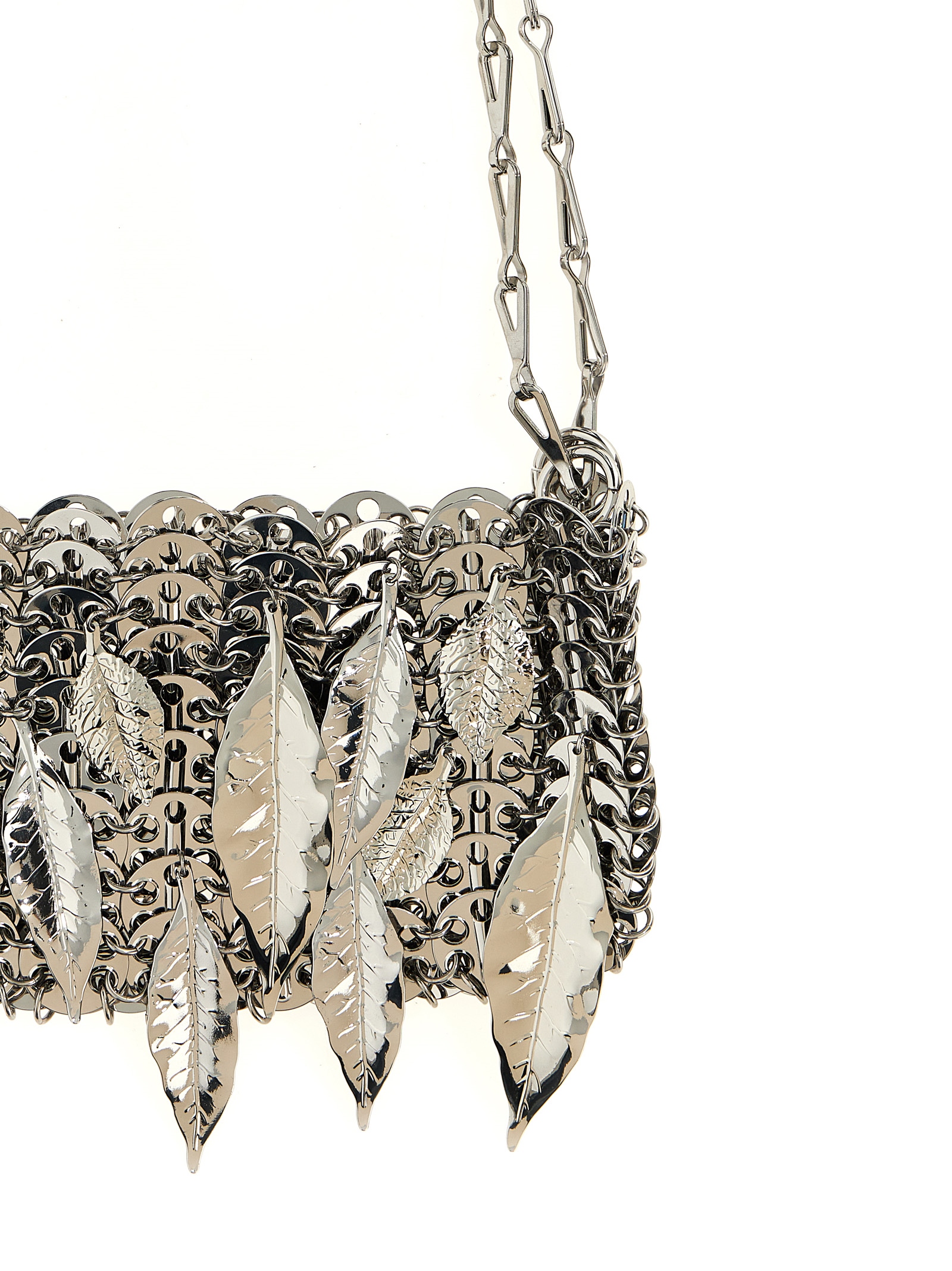 Silver Nano Bag Metalic Leaves shoulder bag 25PSS0127MET717P040 (Rabanne / ハンドバッグ・ショルダーバッグ ) | Rabanne (ラバンヌ)(2)