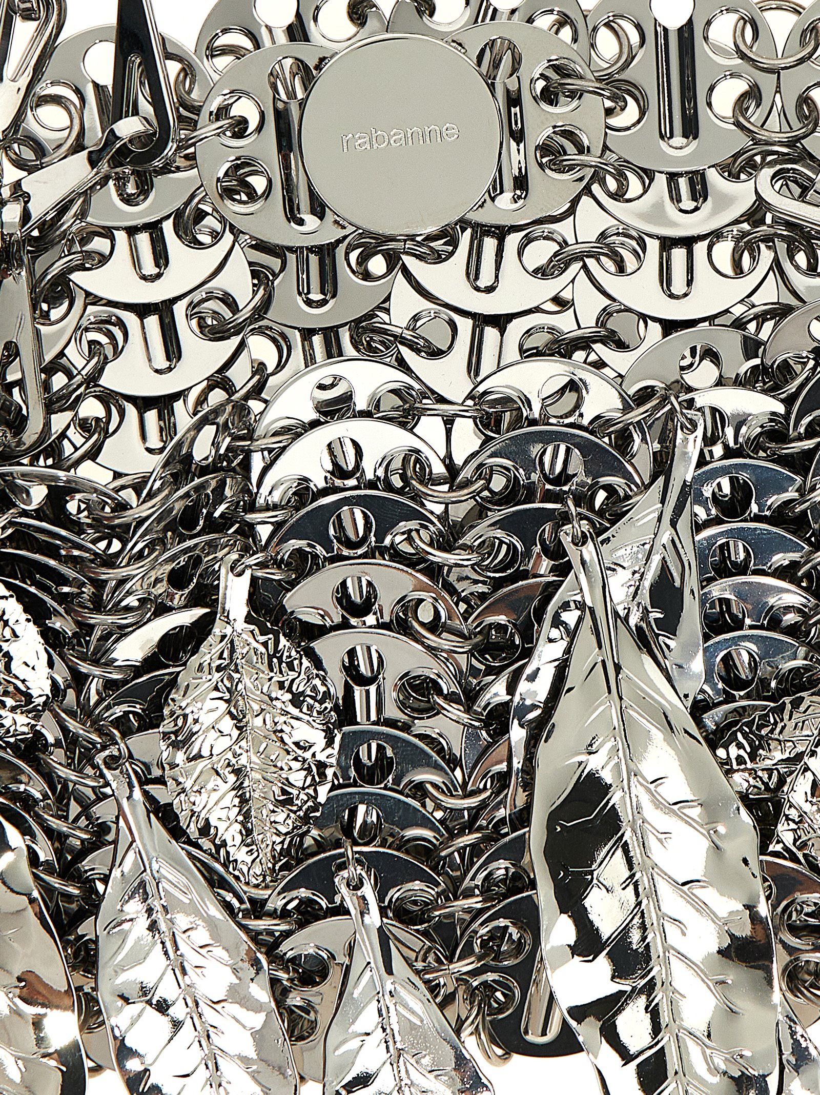 Silver Nano Bag Metalic Leaves shoulder bag 25PSS0127MET717P040 (Rabanne / ハンドバッグ・ショルダーバッグ ) | Rabanne (ラバンヌ)(3)