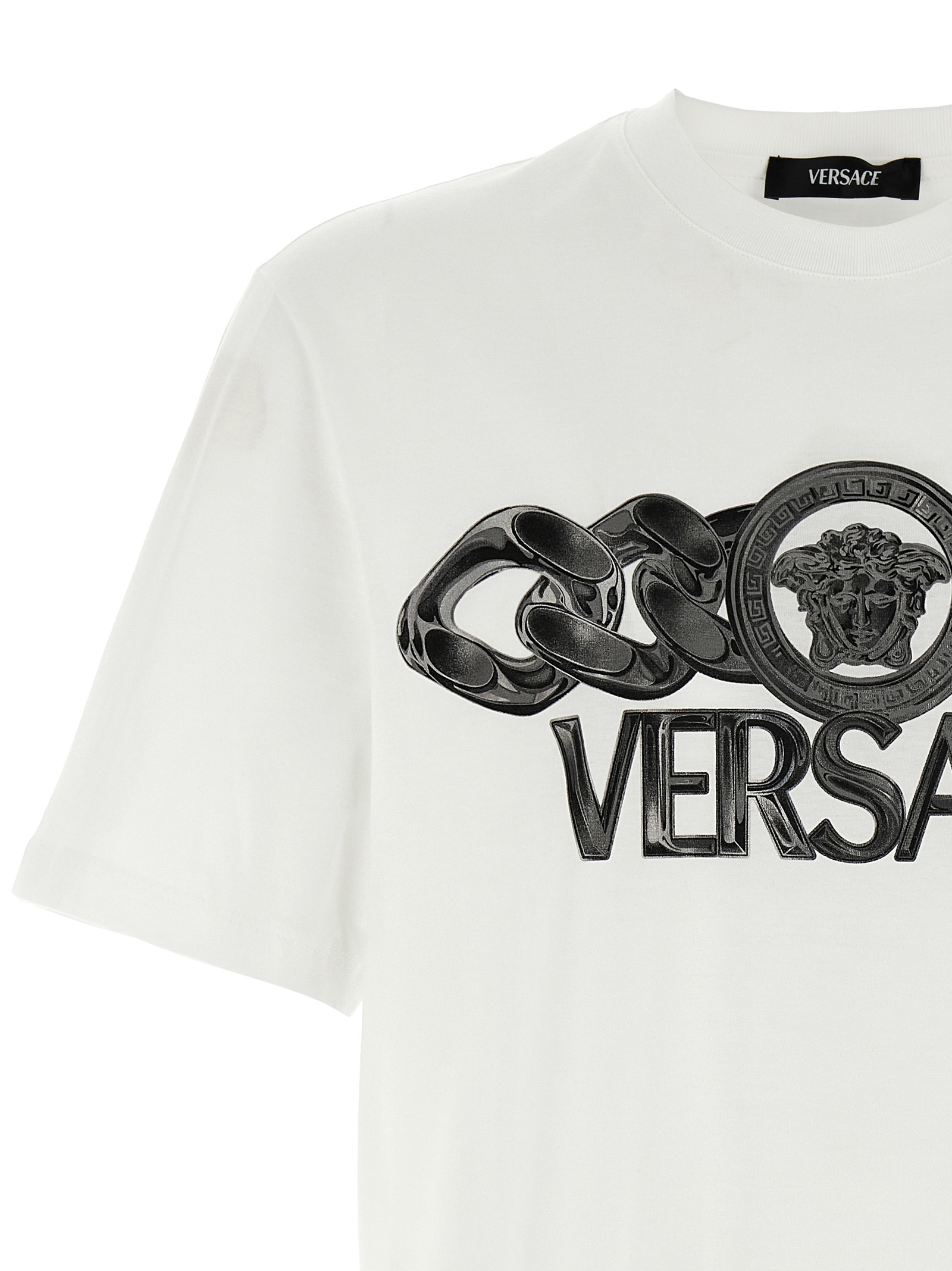 'Medusa' logo print T-shirt 10133021A134052W580 (VERSACE / Tシャツ・カットソー ) | VERSACE (ヴェルサーチェ)(2)