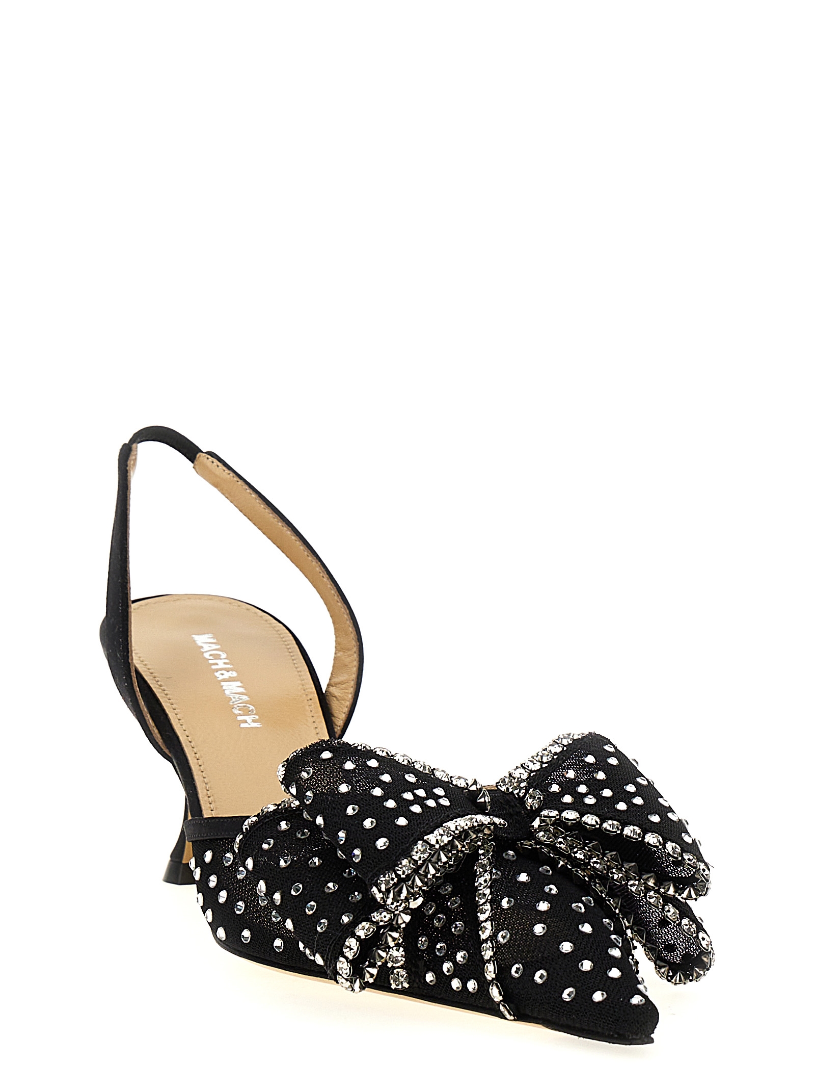 'Le Cadeau' slingback R25S085565X18B15BLACK (MACH & MACH / パンプス・ハイヒール ) | MACH & MACH (マッハ&マッハ)(1)