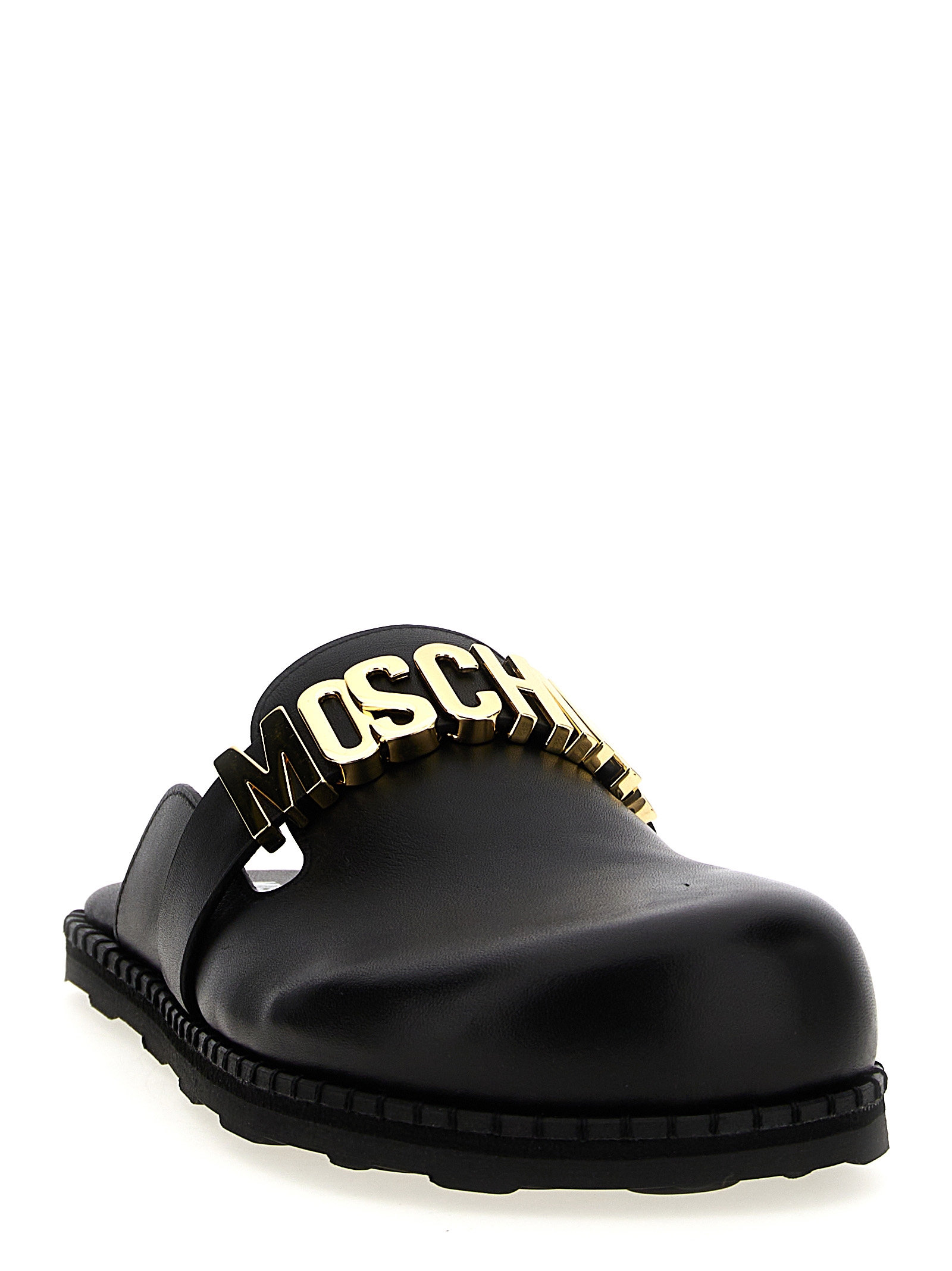 サンダル・ミュール Moschino FW25 'Birky' sabots (MA10162G1NMF0 000) Birky' sabots (MOSCHINO/サンダル) | MOSCHINO（モスキーノ）の